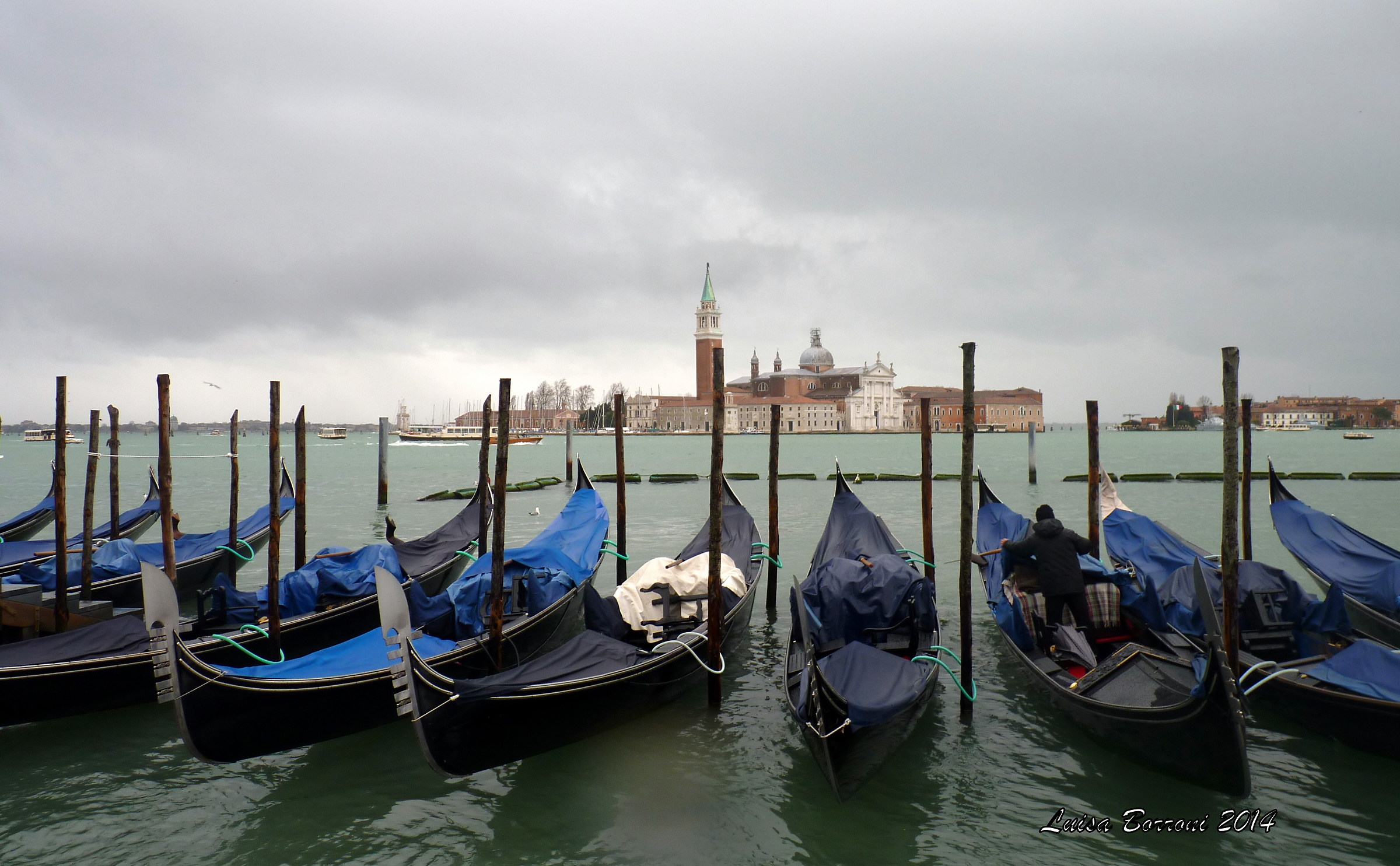 gondole...pioggia a Venezia