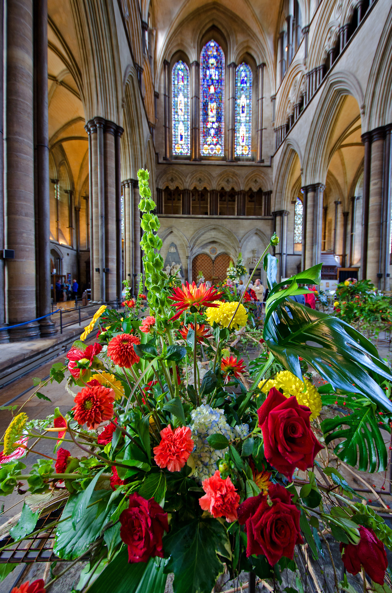 Floral Event in Salisbury Cathedral