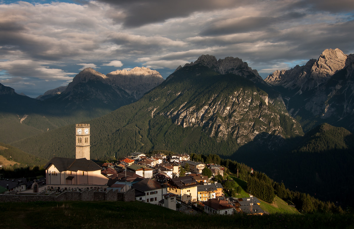 The sky in Val Comelico