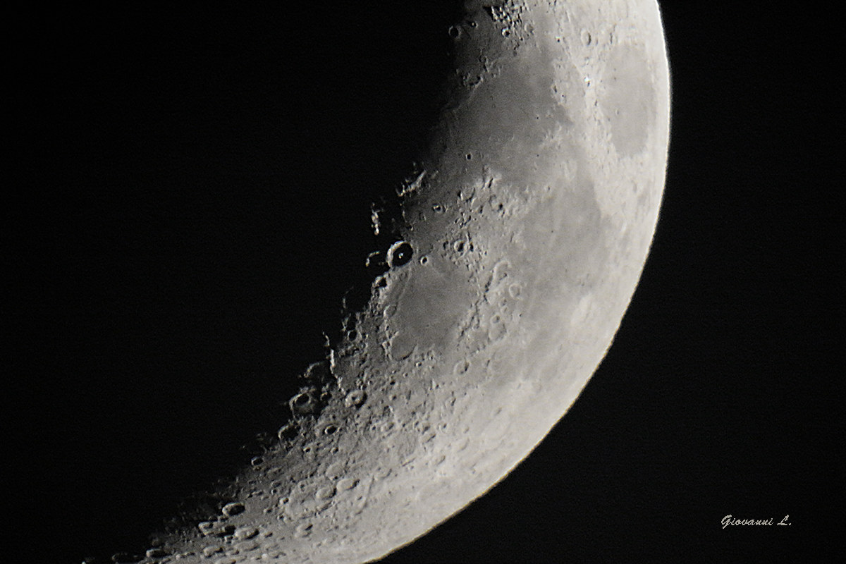 moon with meade lx 200