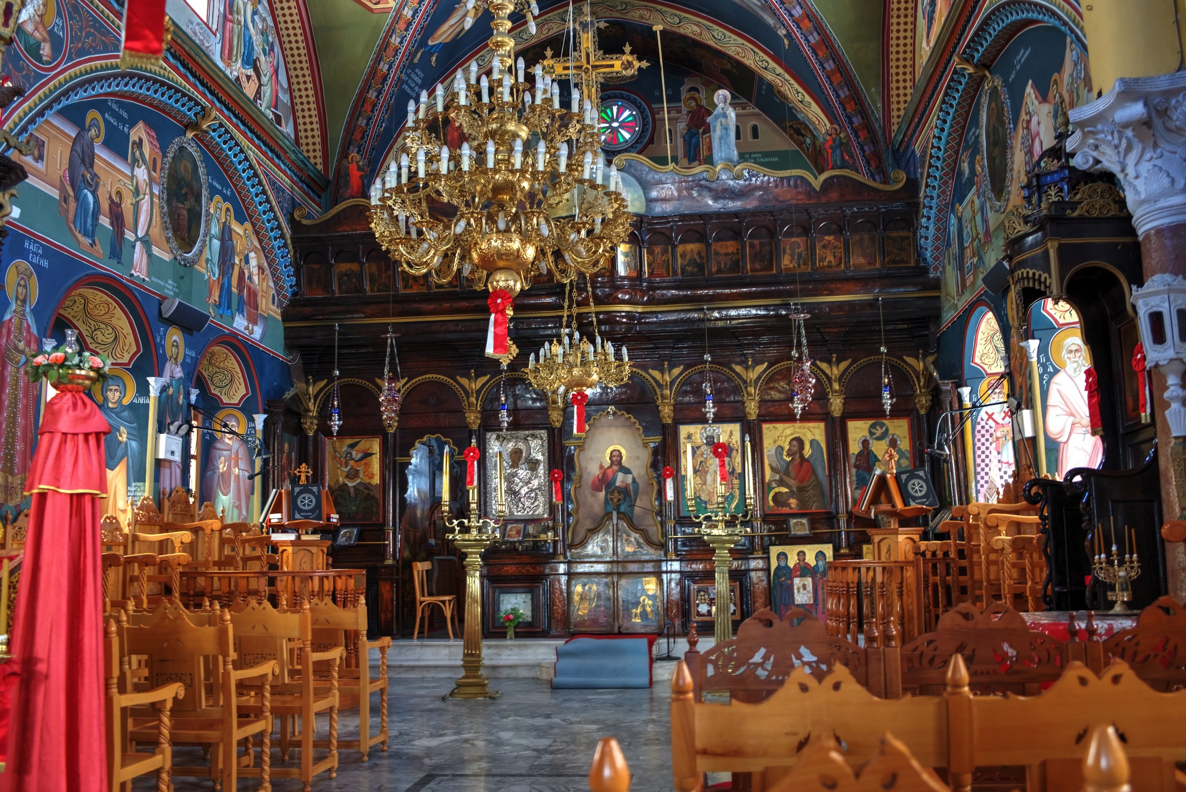 The beautiful Greek churches
