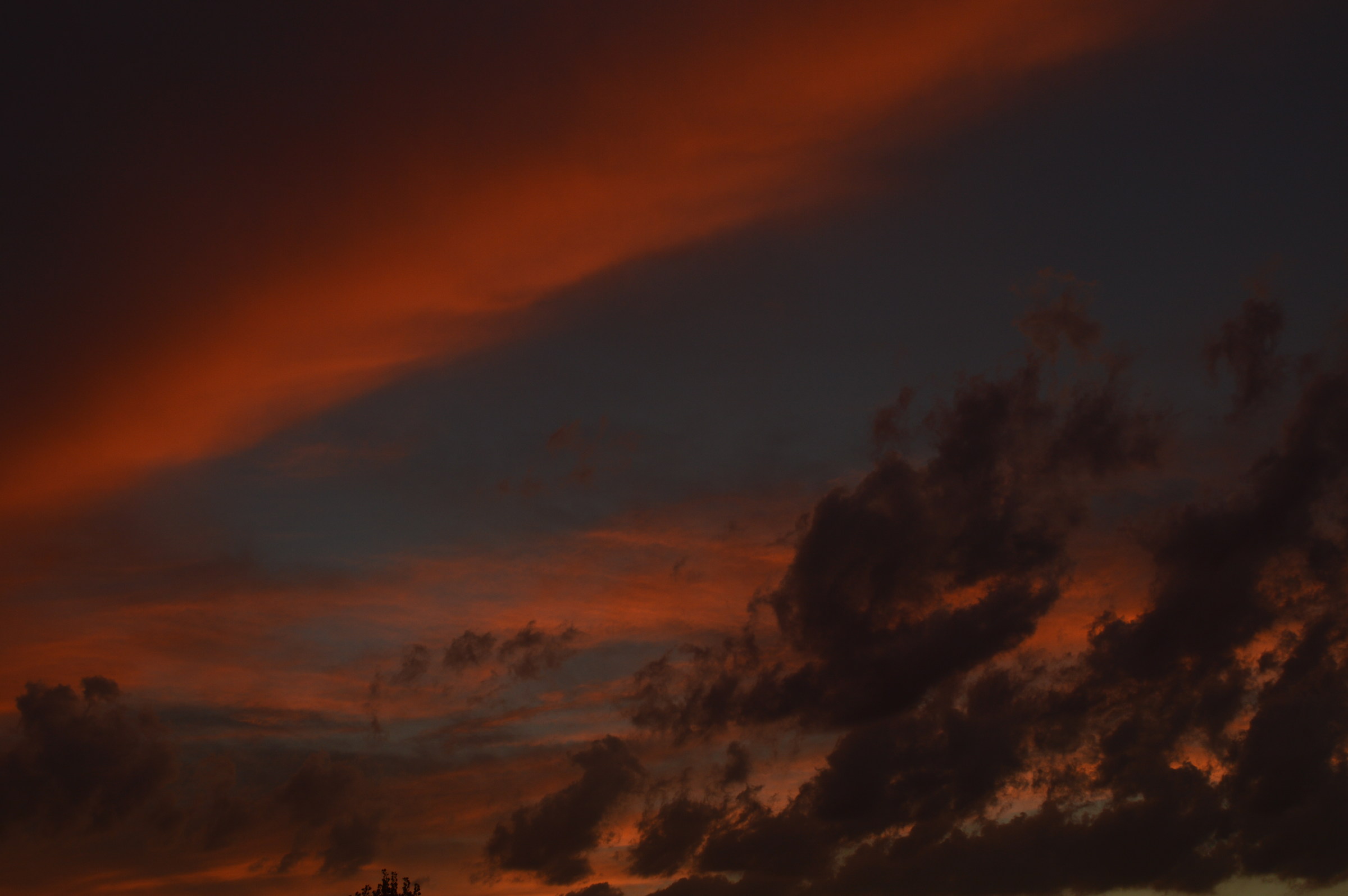 Sunset from the window of my house