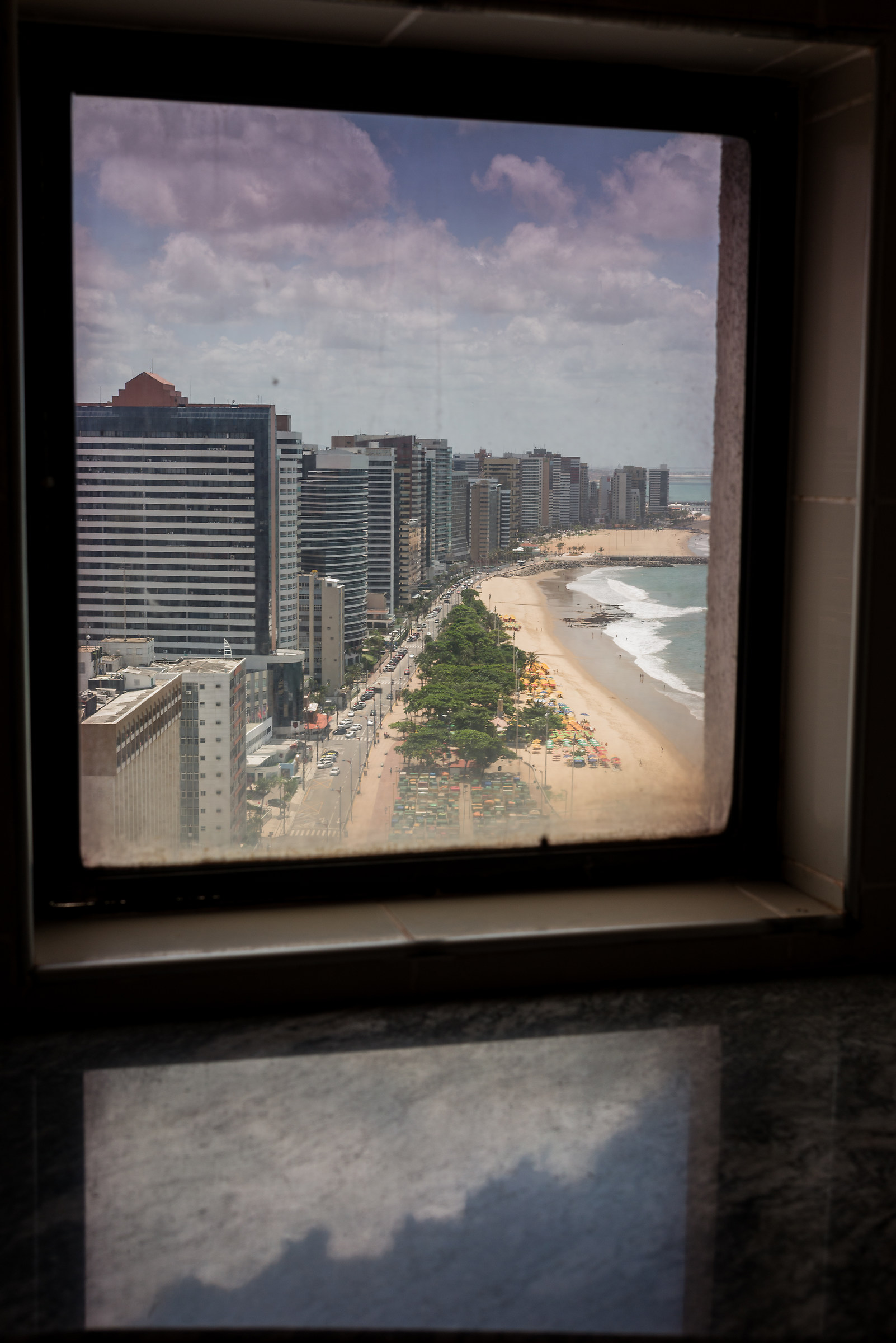 paintings in the windows