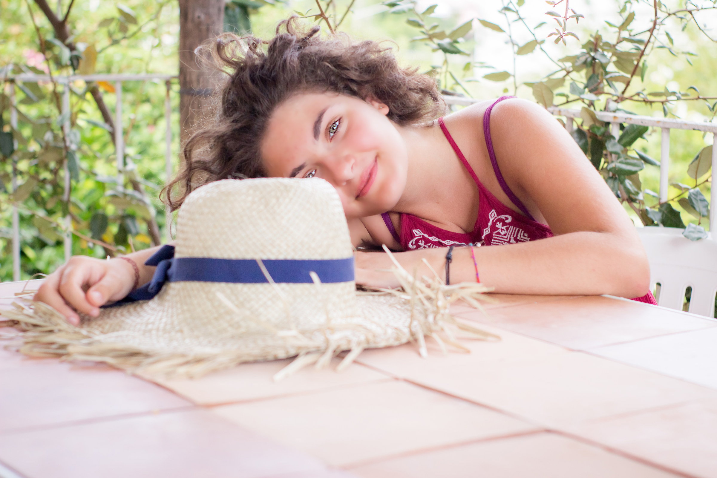 Ragazzina col cappello