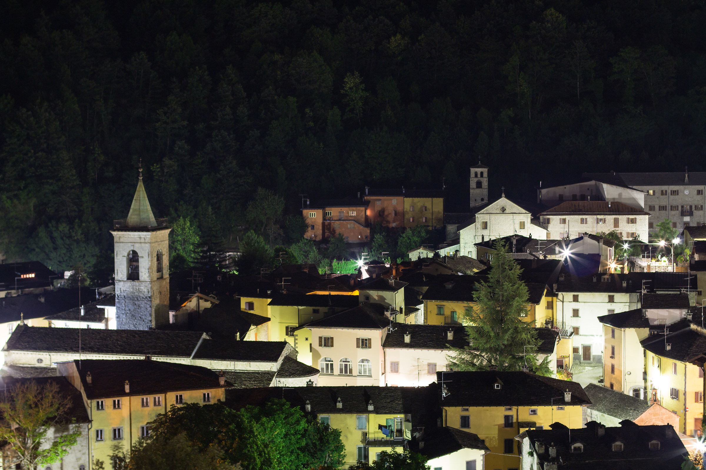 Fiumalbo by night. La serenità