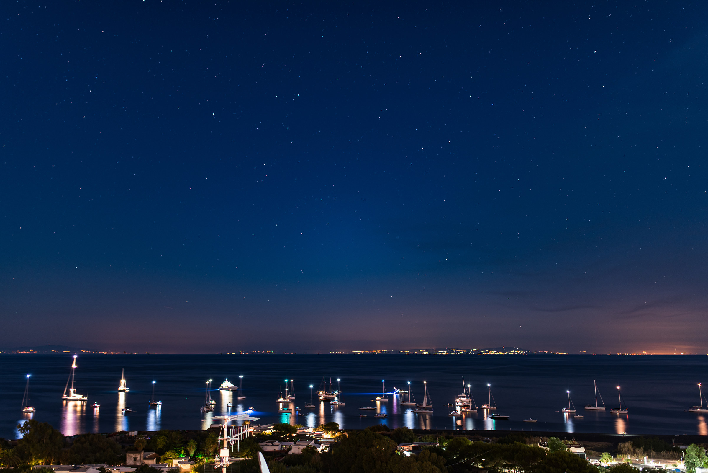 cielo stellato da stromboli