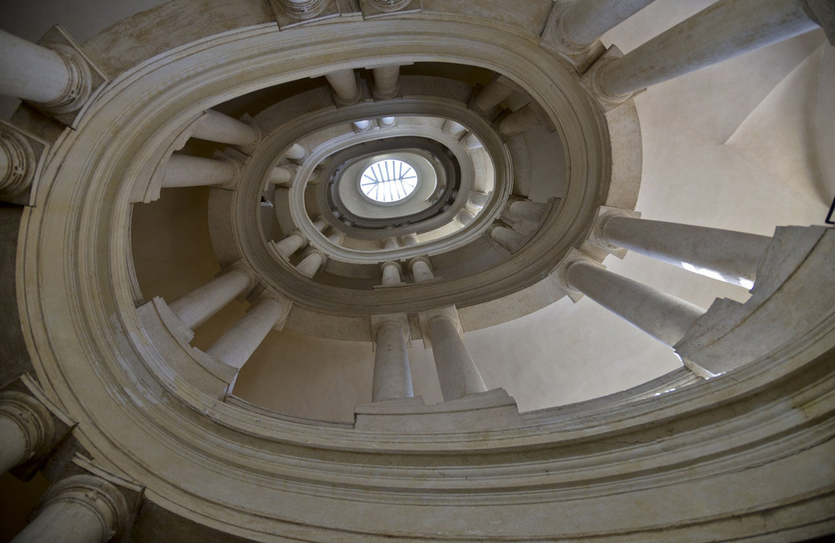 Spiral staircase by Borromini