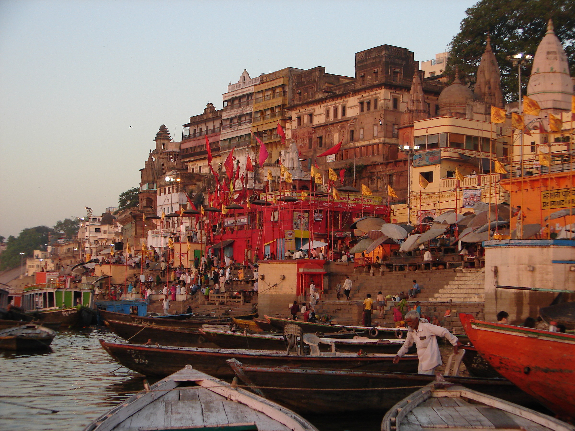 Benares. The sacred Ganga