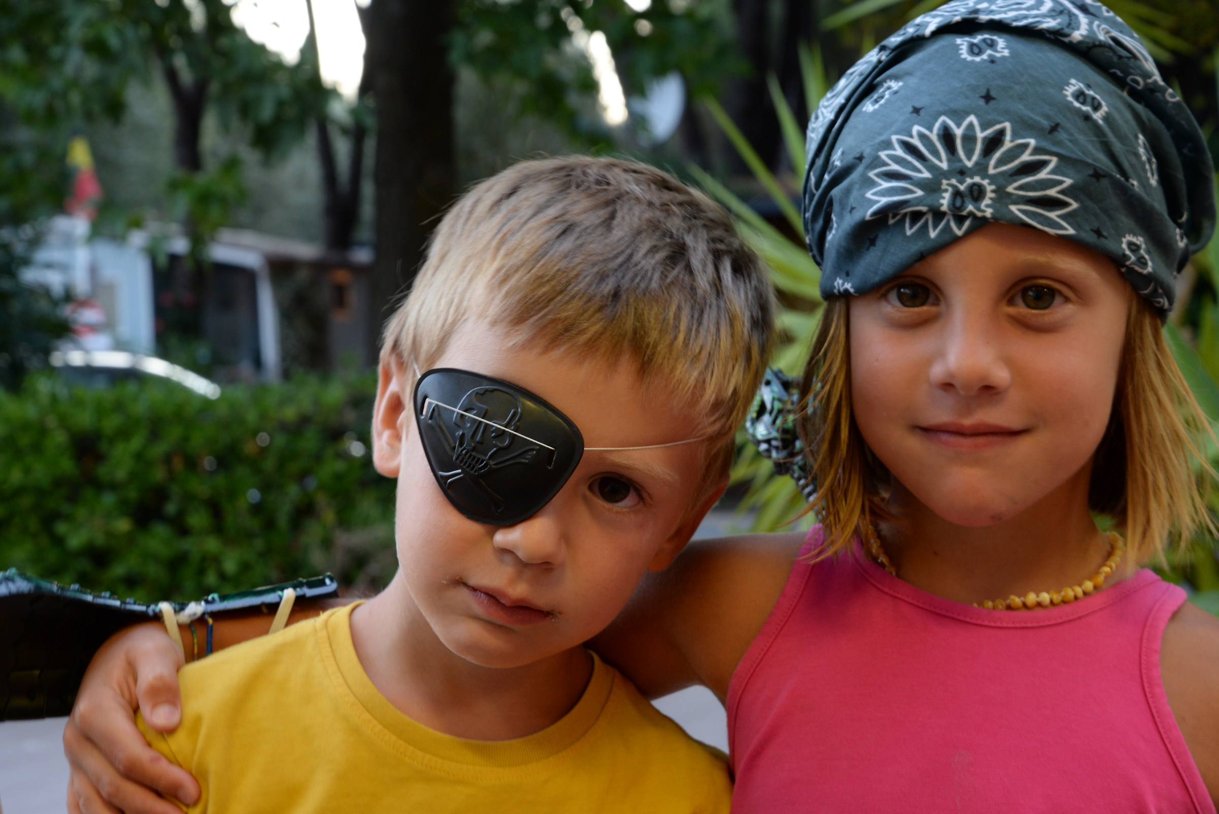 The Pirate and sister