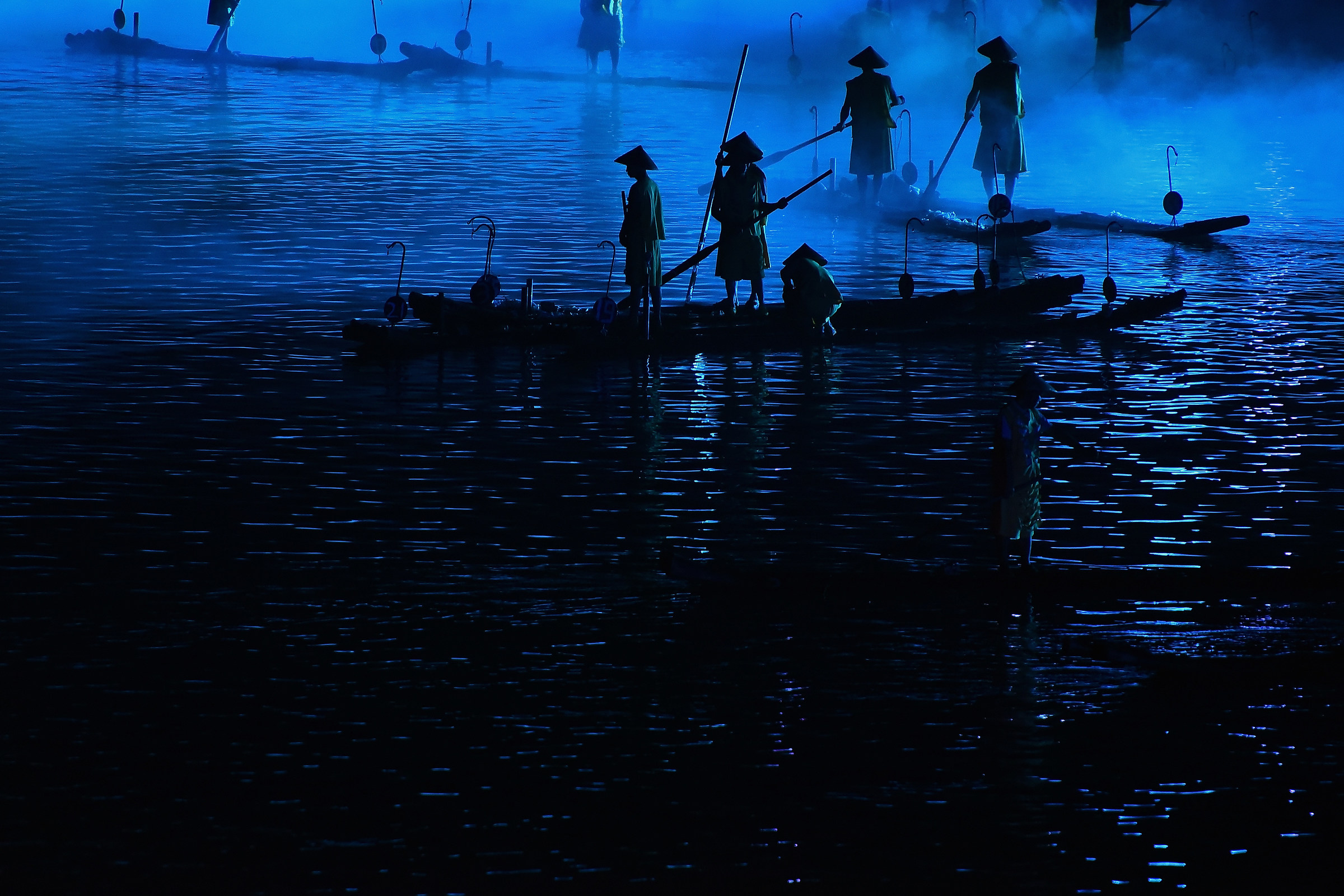 night fishing on the Li River