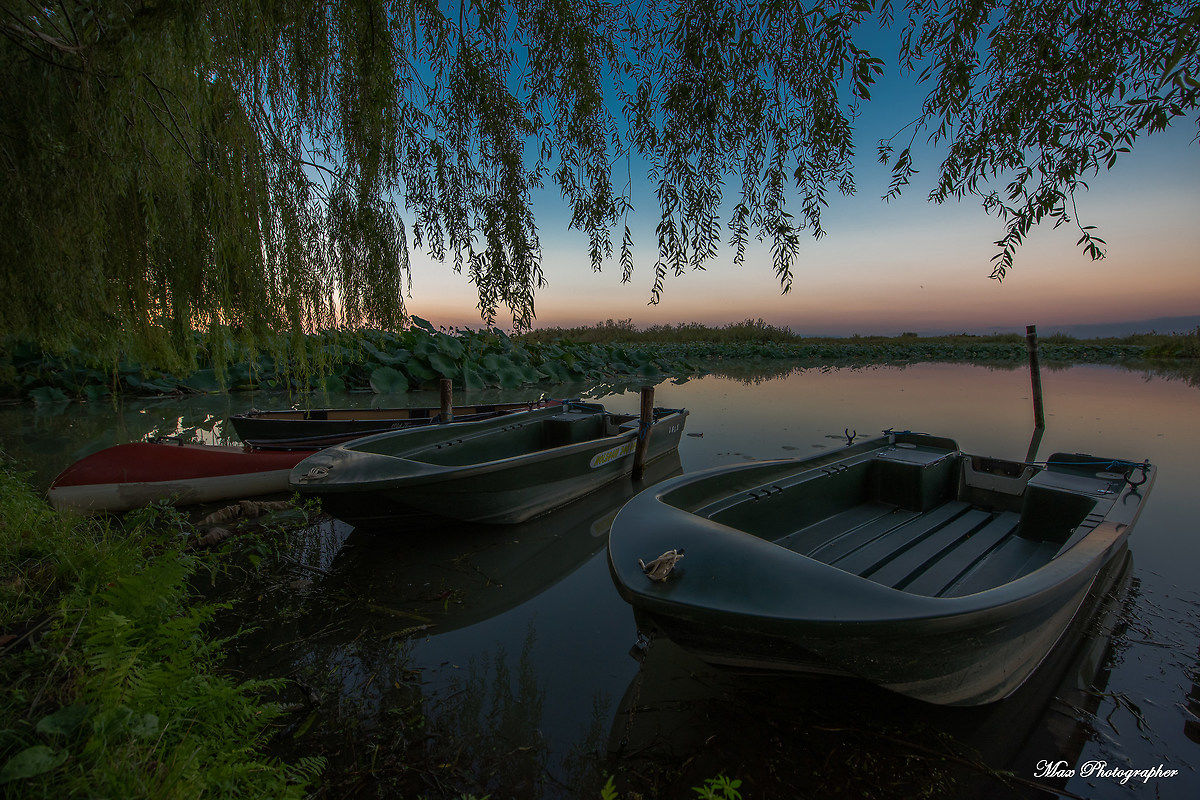 Crepuscolo sul Mincio ( Curtatone MN )