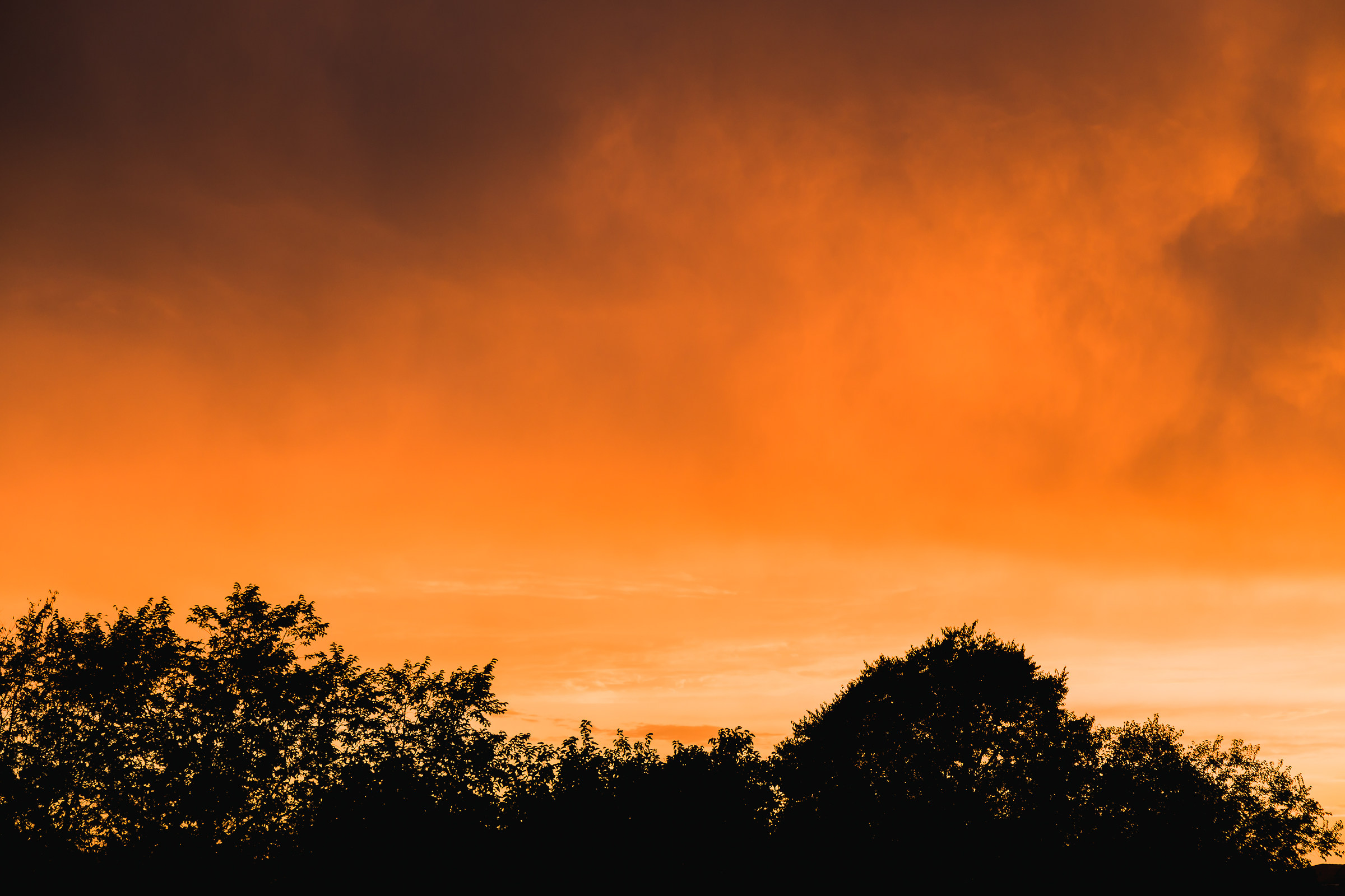 Tramonto di fuoco a Trieste