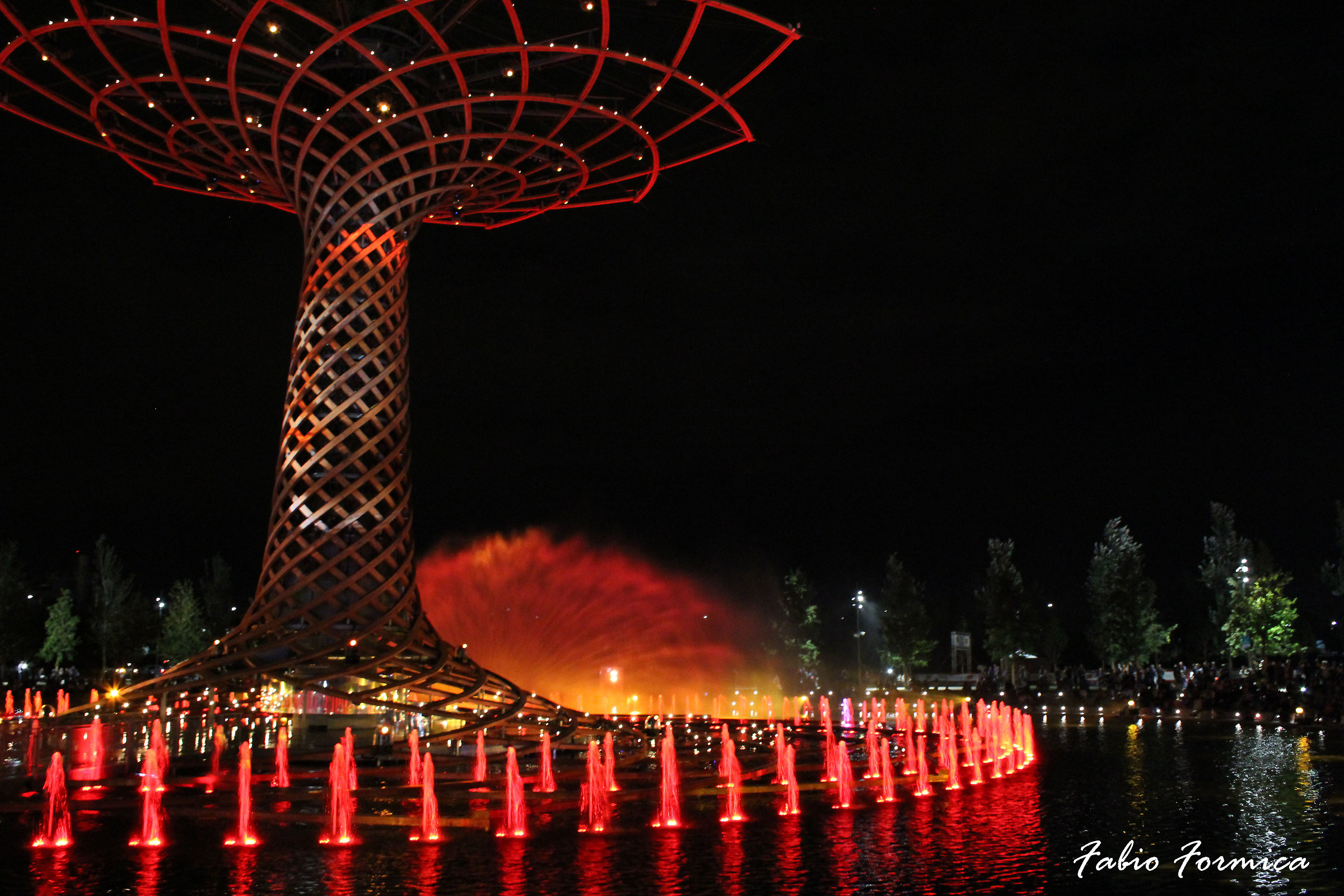 "Albero della Vita 4 di sera " Expo 2015 Milano