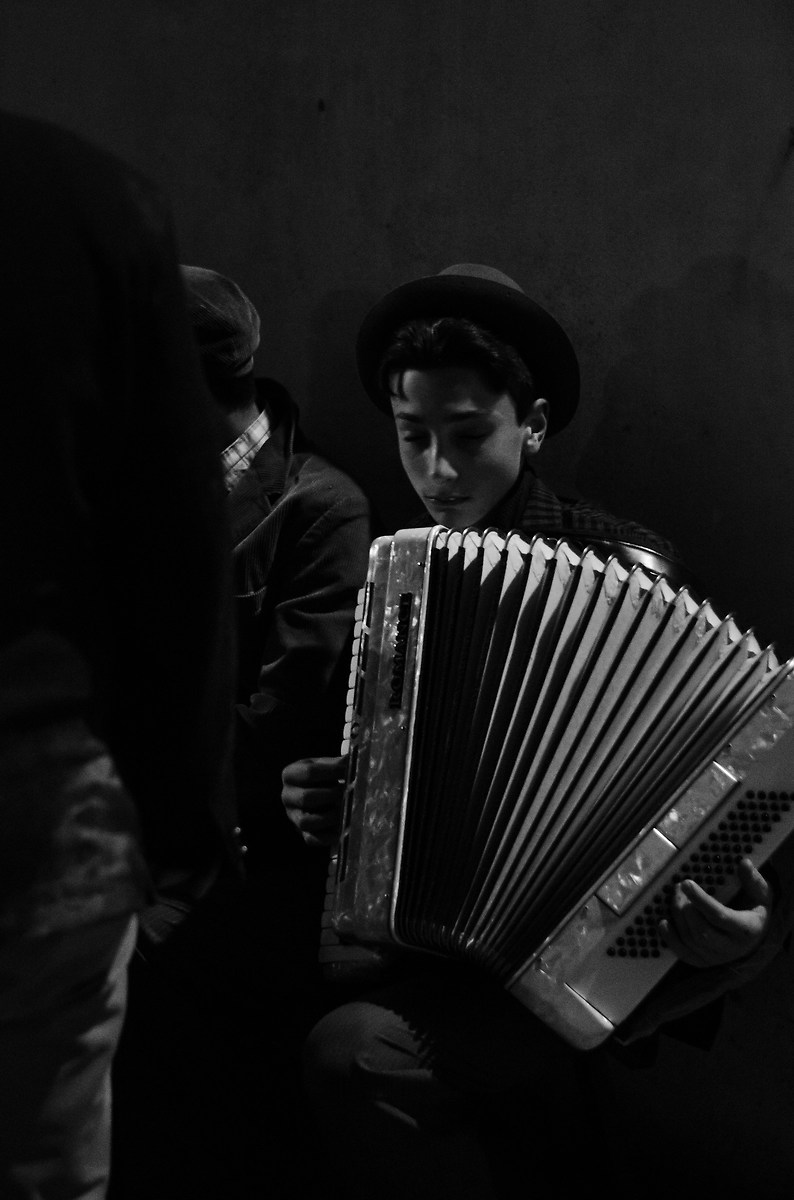 Boy with accordion