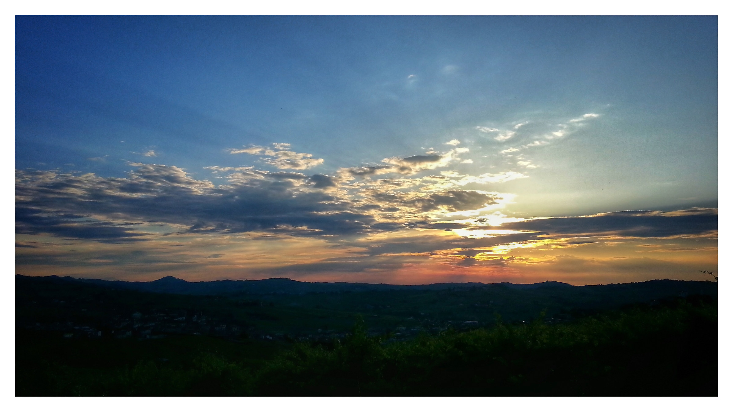Sunset in Valle Versa