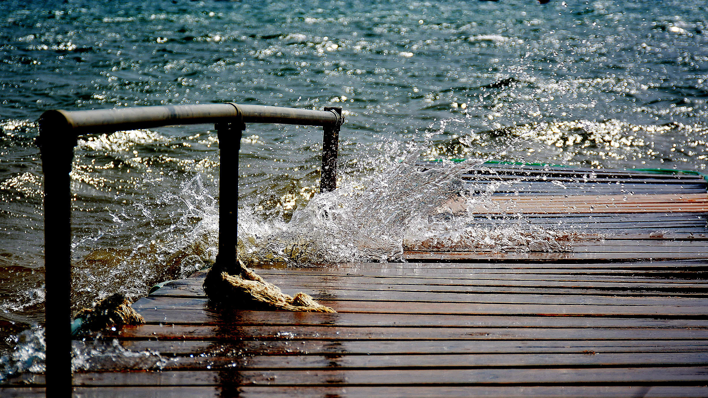 Lago di Bolsena: una giornata ventosa