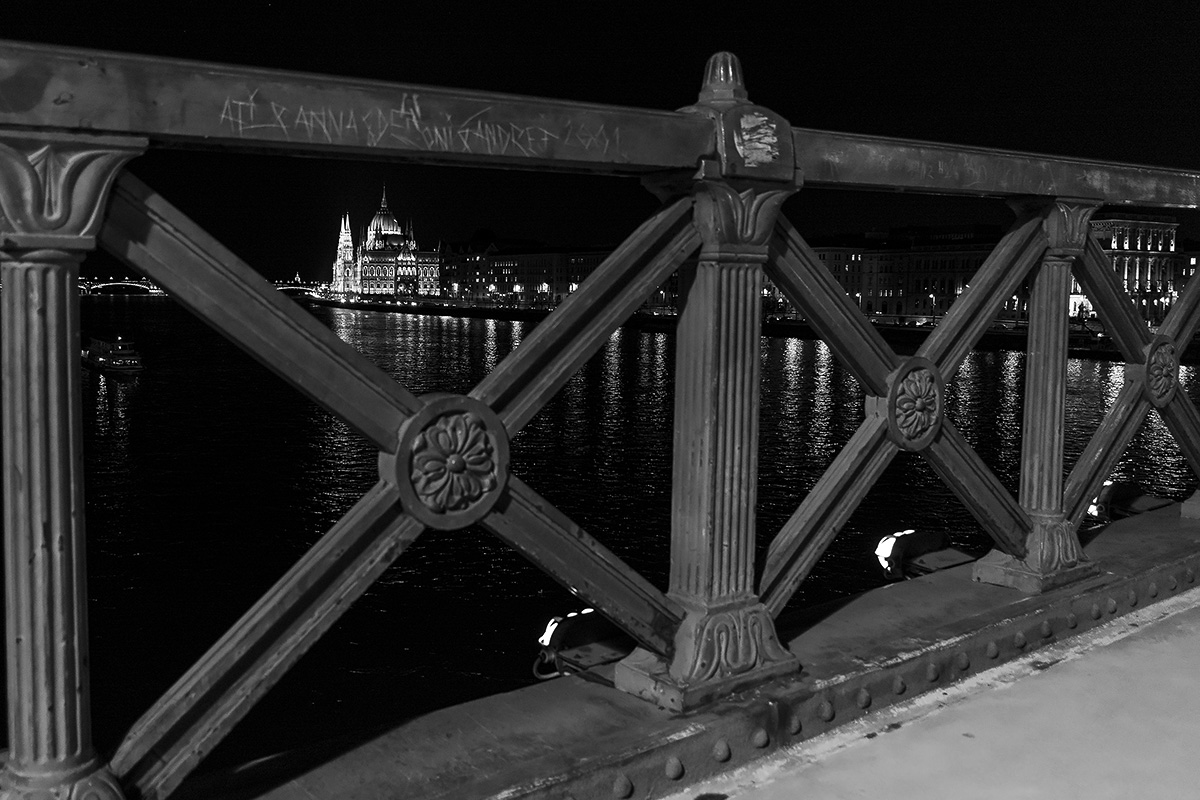 Budapest parliament from the Chain Bridge