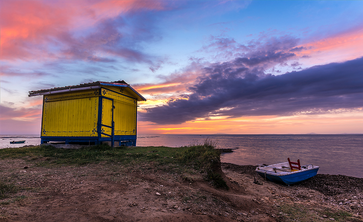 The little yellow house