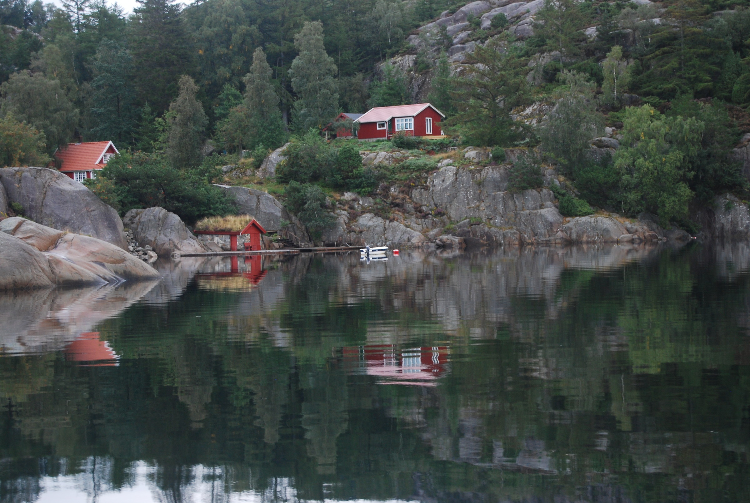 Specchio d'acqua Lisefjiord    Norway