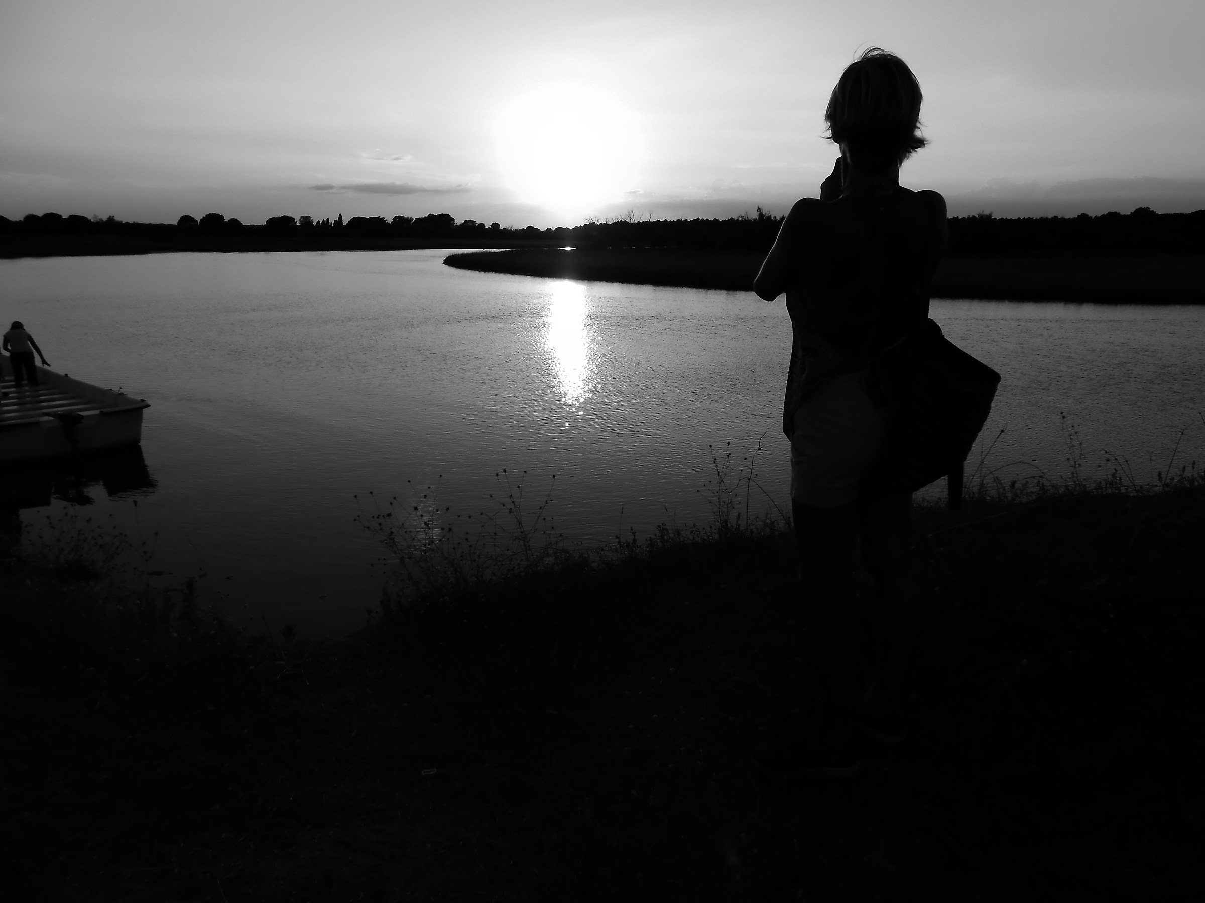 Sunset on the Po Delta