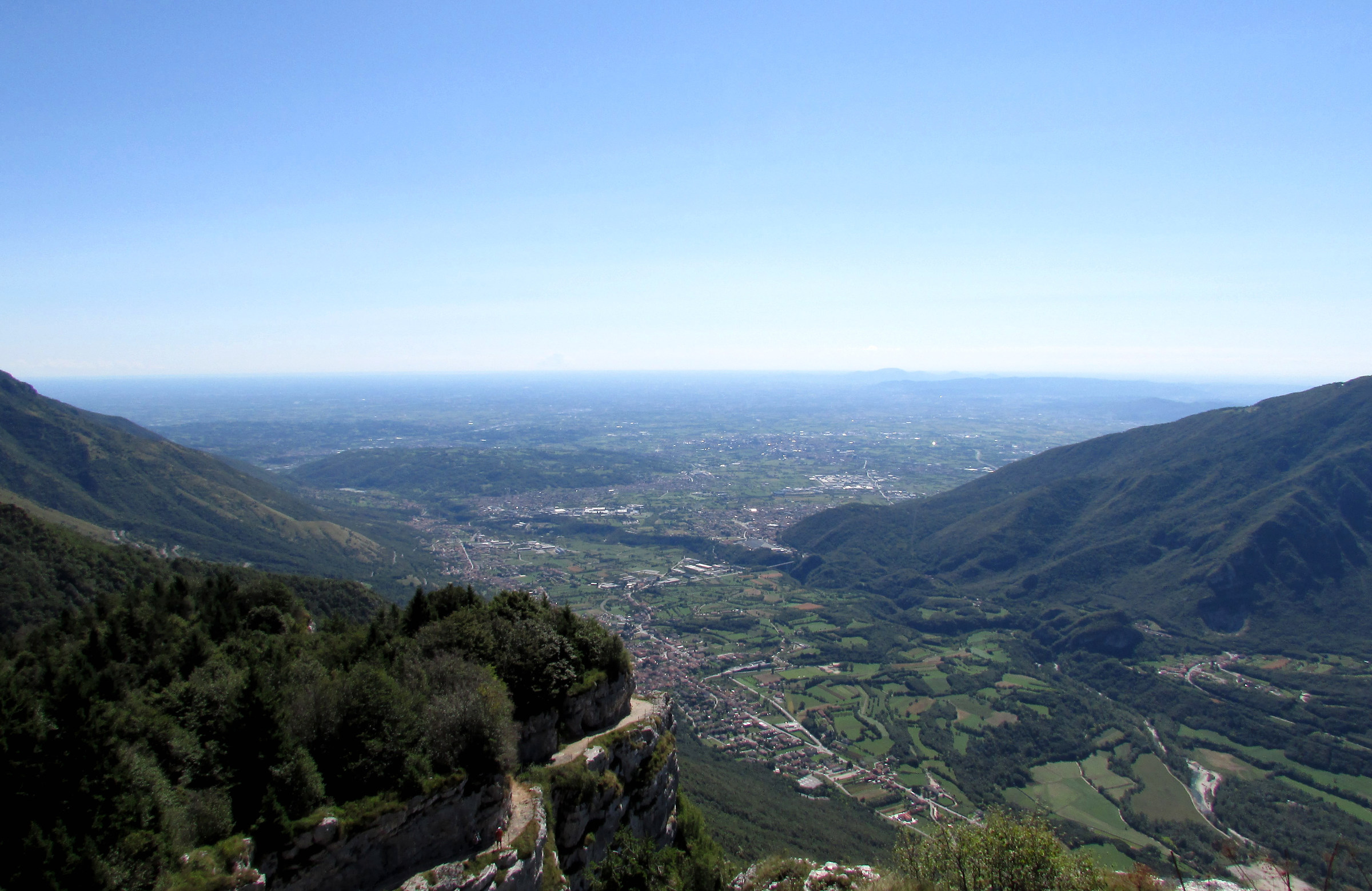 view from Monte Cengio