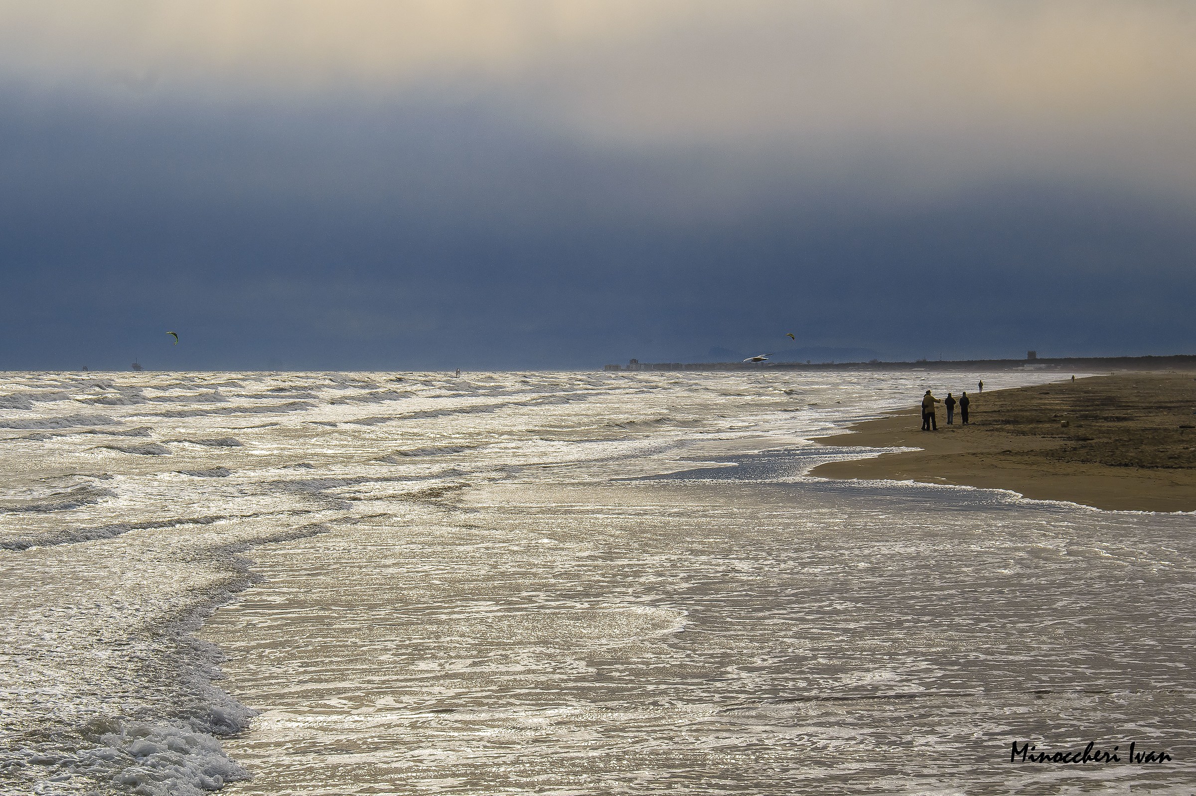 Il mare d'inverno - la spiaggia
