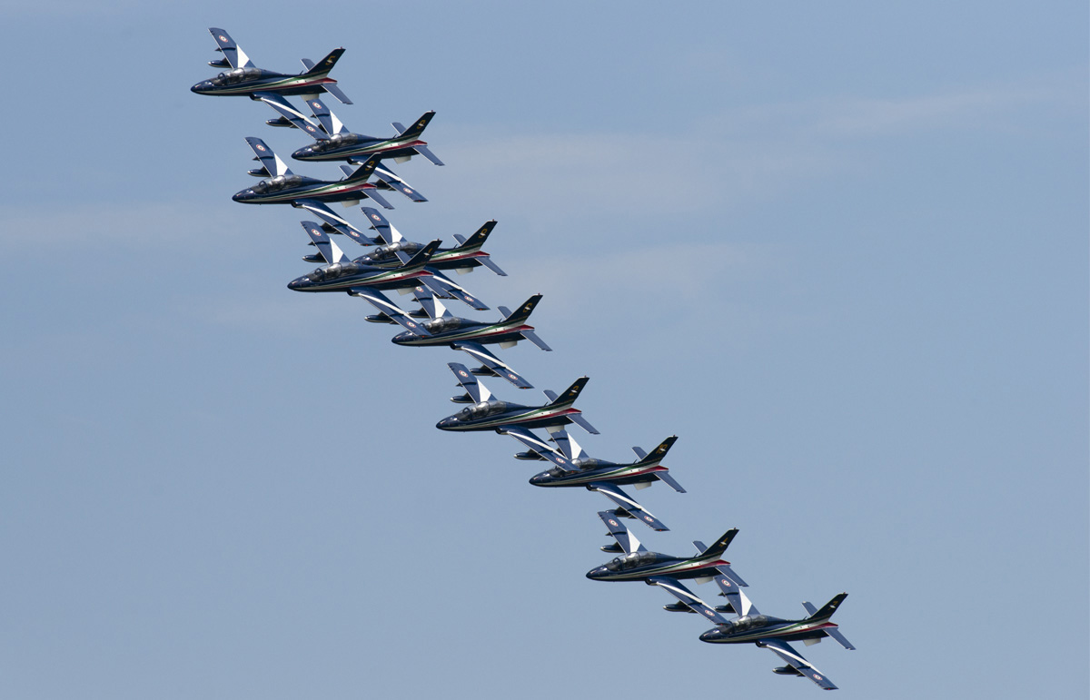 Pattuglia Acrobatica Nazionale formazione