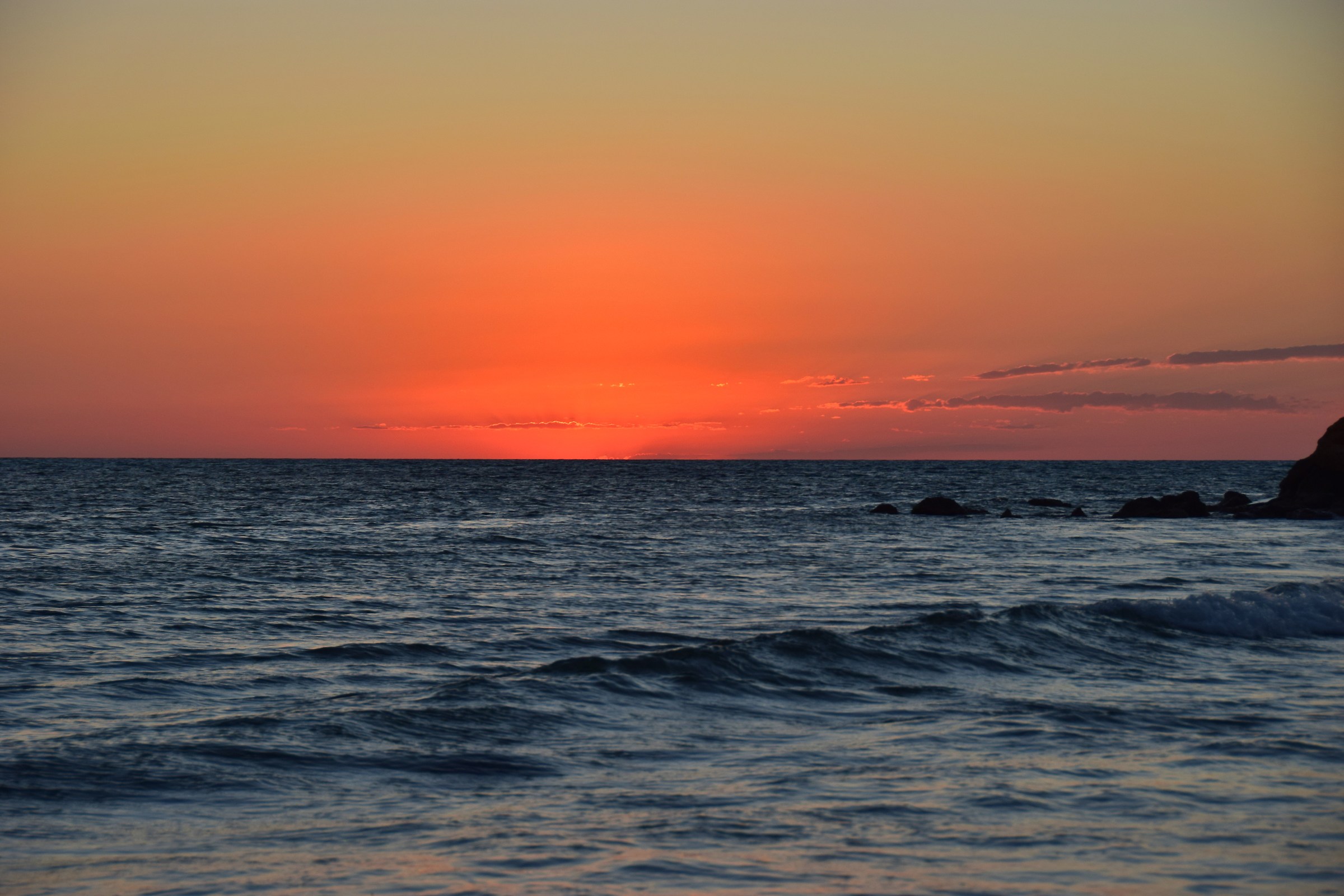 Sunset around Punta Secca