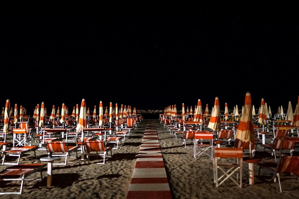 Night at the beach
