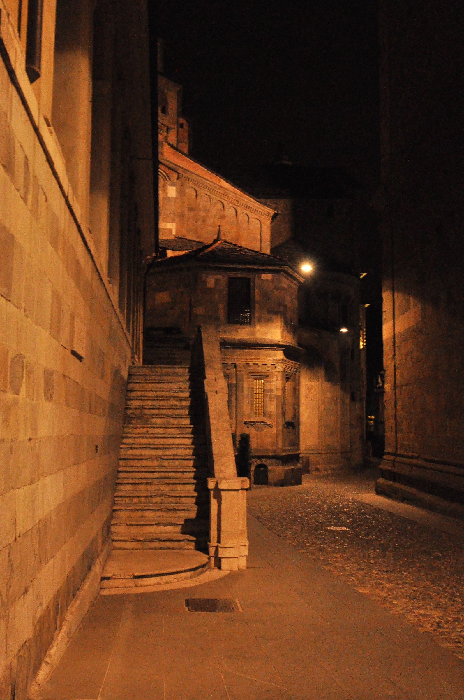 City tour by night - Bergamo, Italy