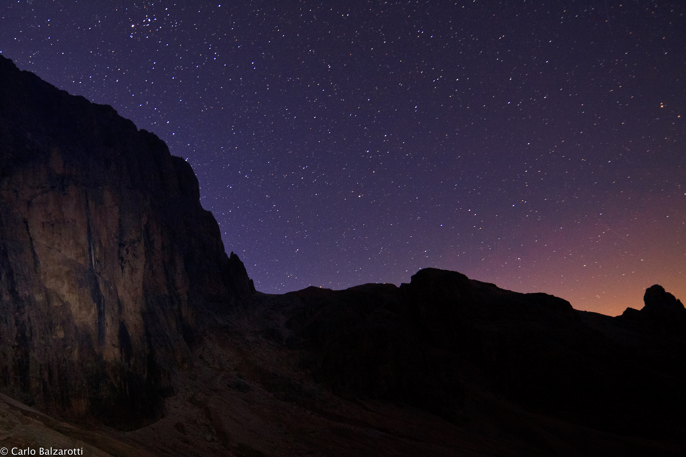 Waiting for the dawn of the Rosengarten