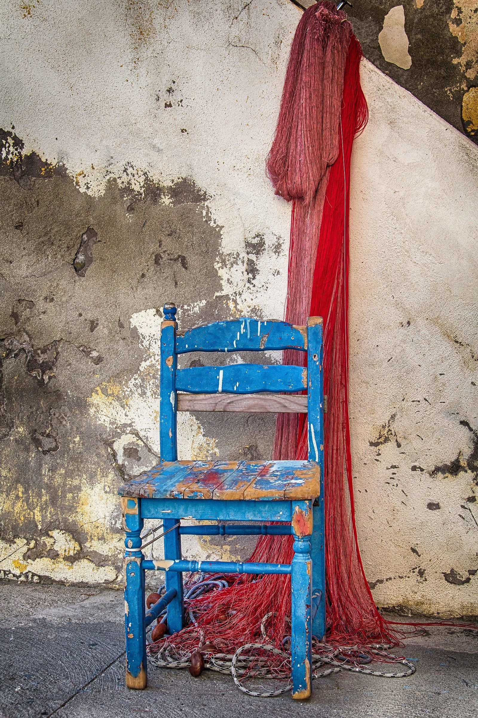 Chair with the network