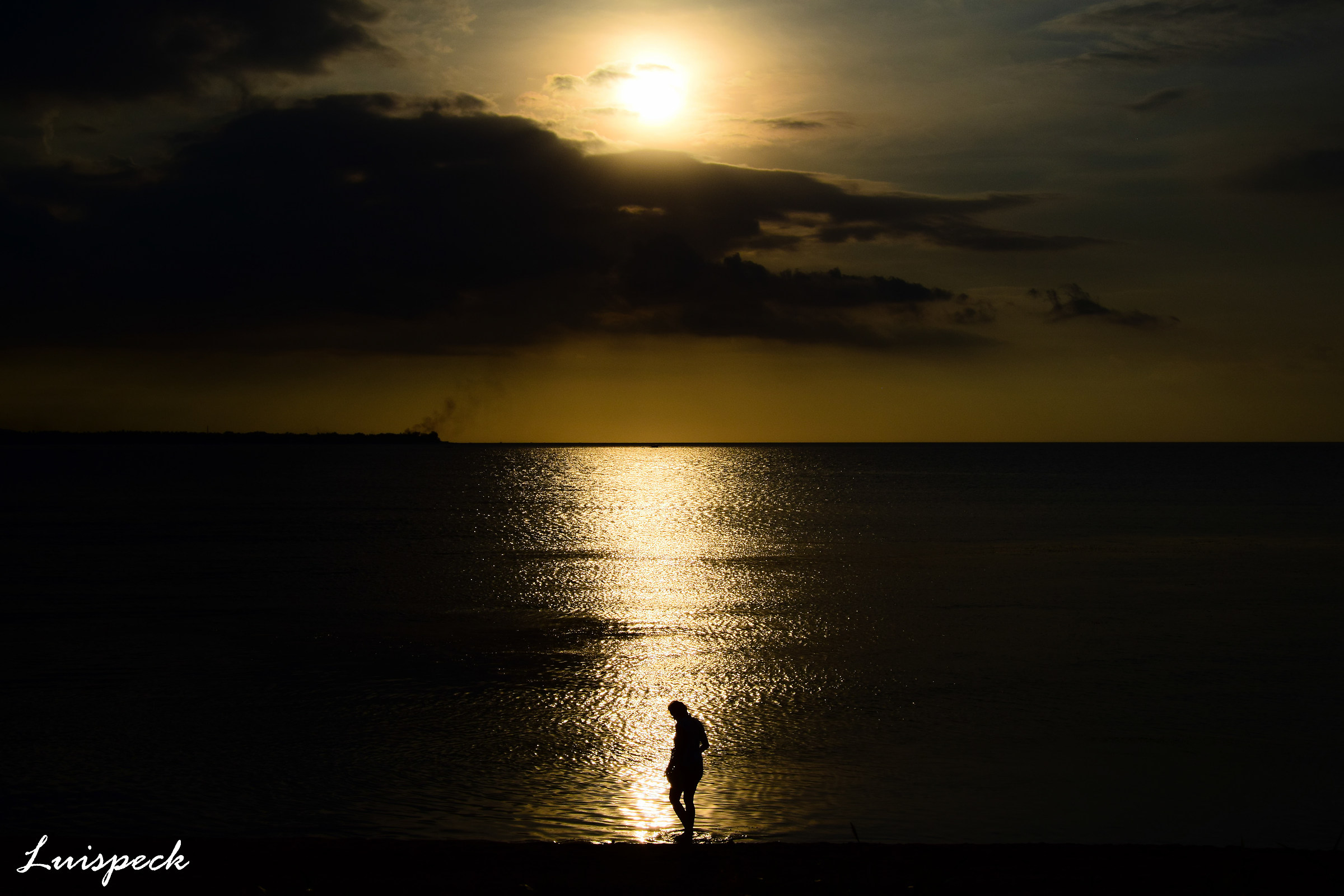 Walking into the sunset