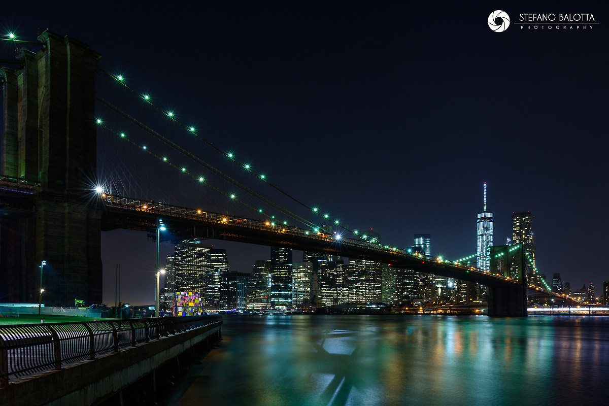 Brooklyn Bridge by night - New version
