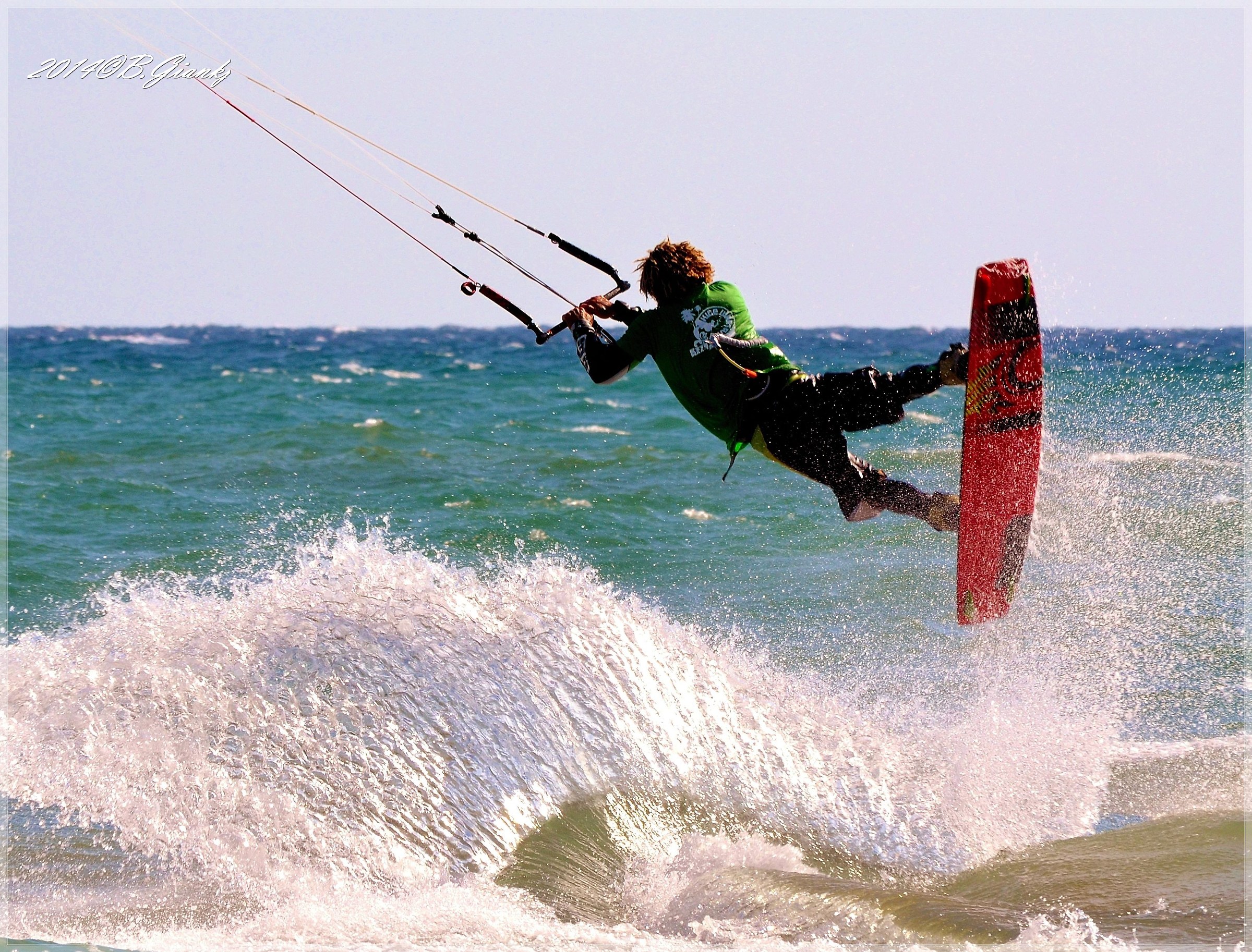 kitesurfing