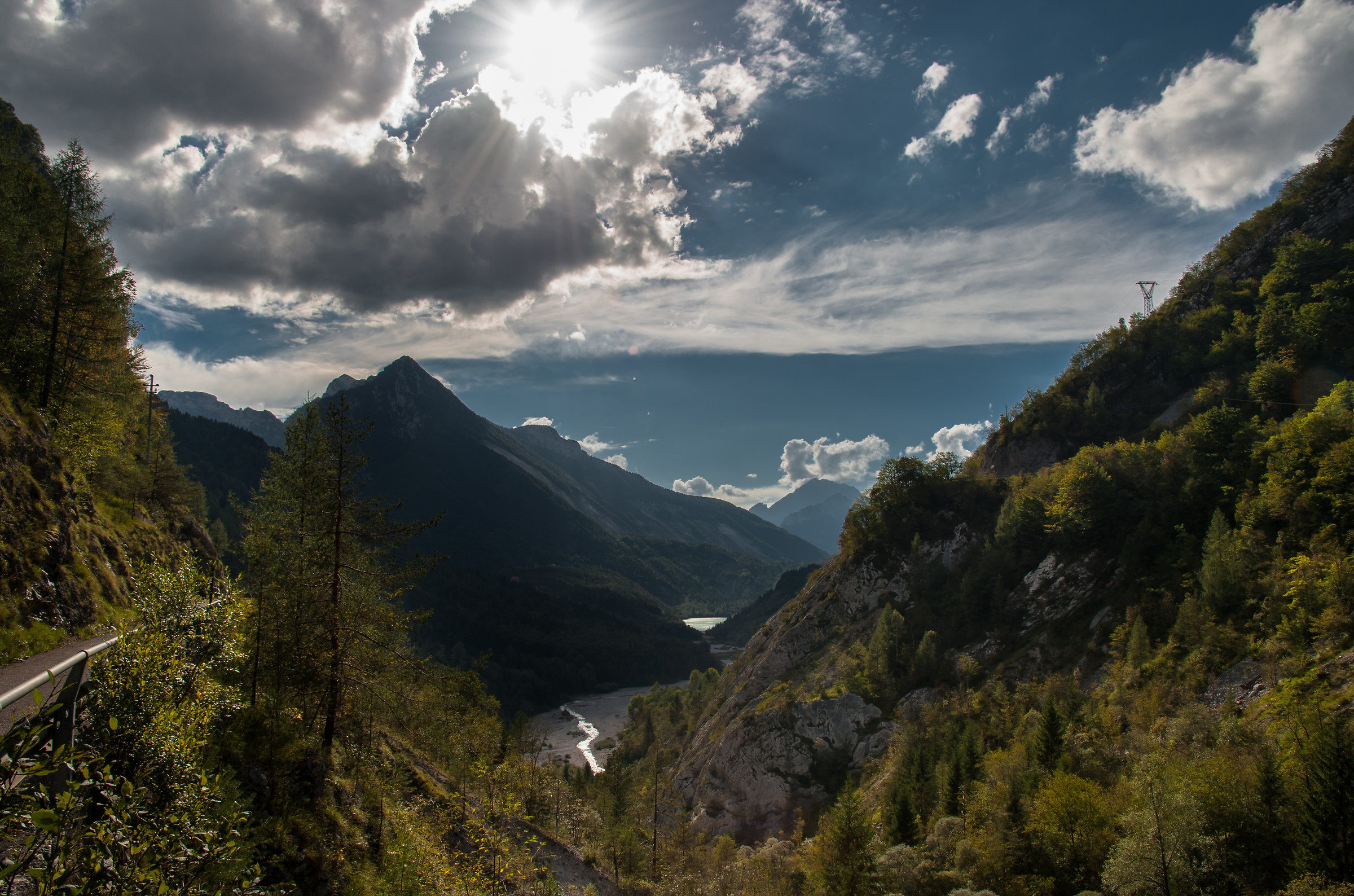 The valley Vajont