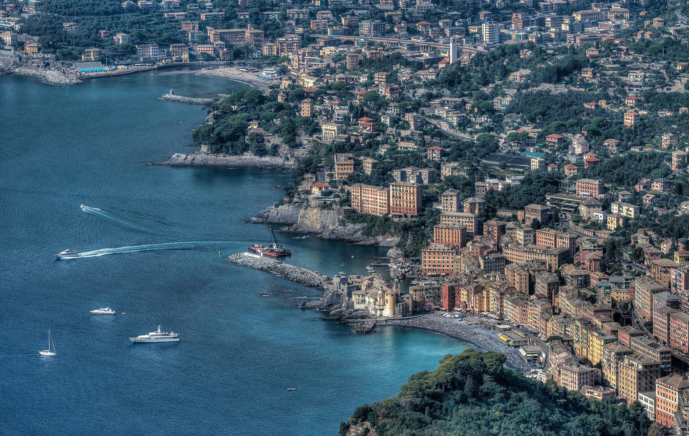Camogli and Recco from Portofino (Ge)