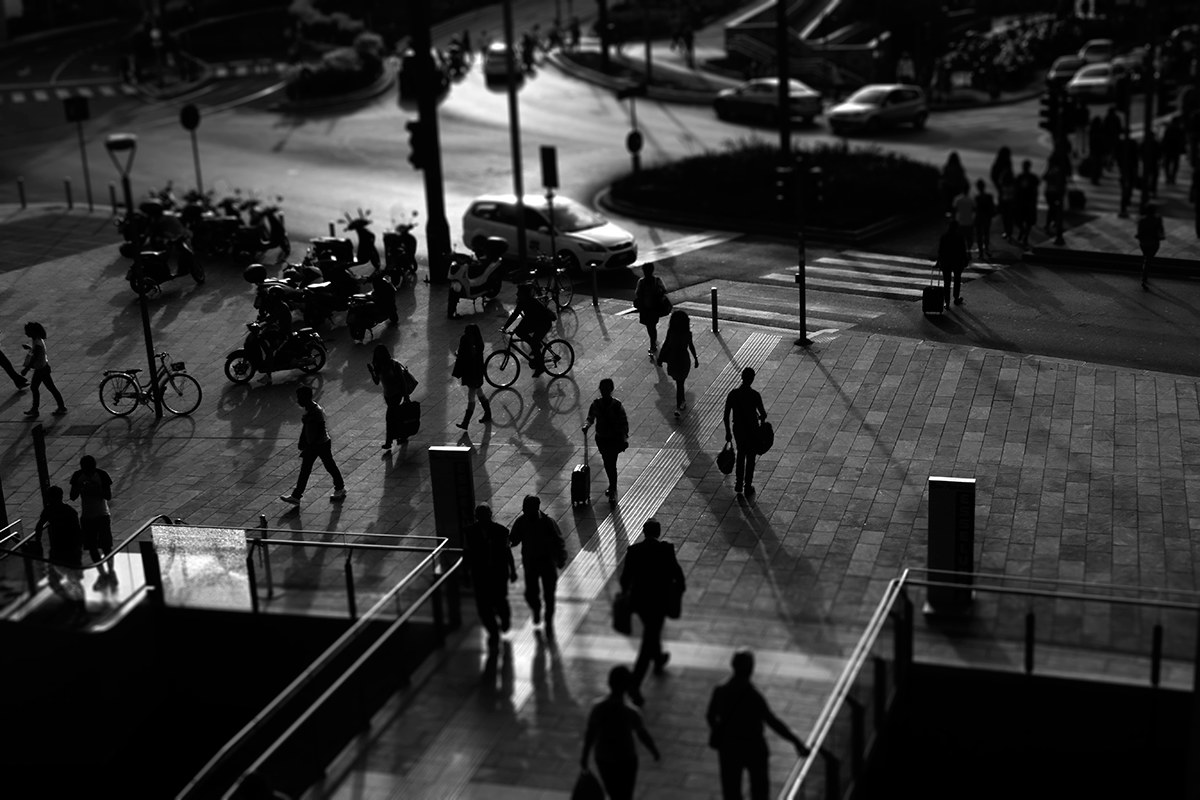 Plastico. Moltitudine, solitudine.