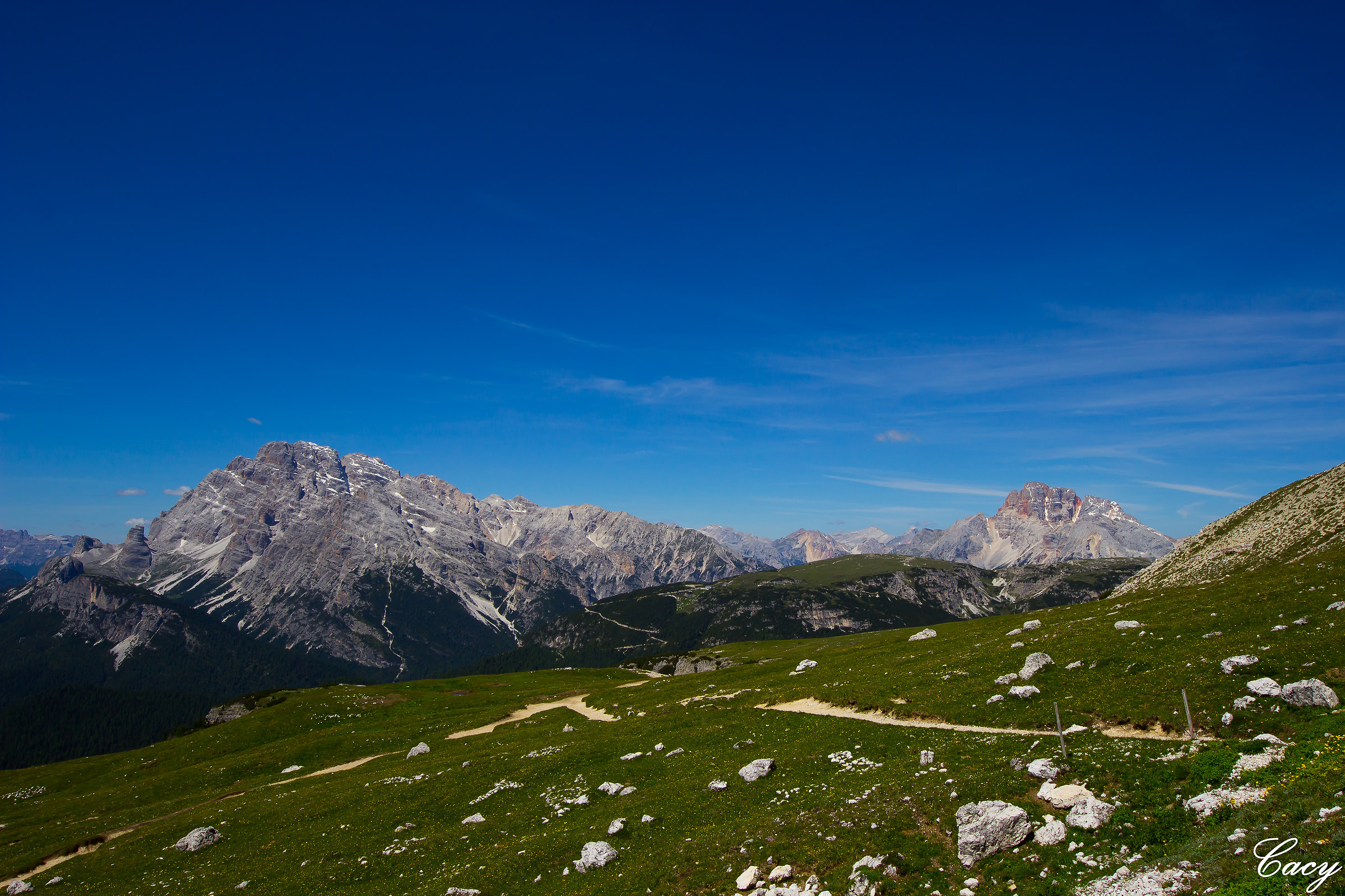 Monte Cristallo and Croda Rossa