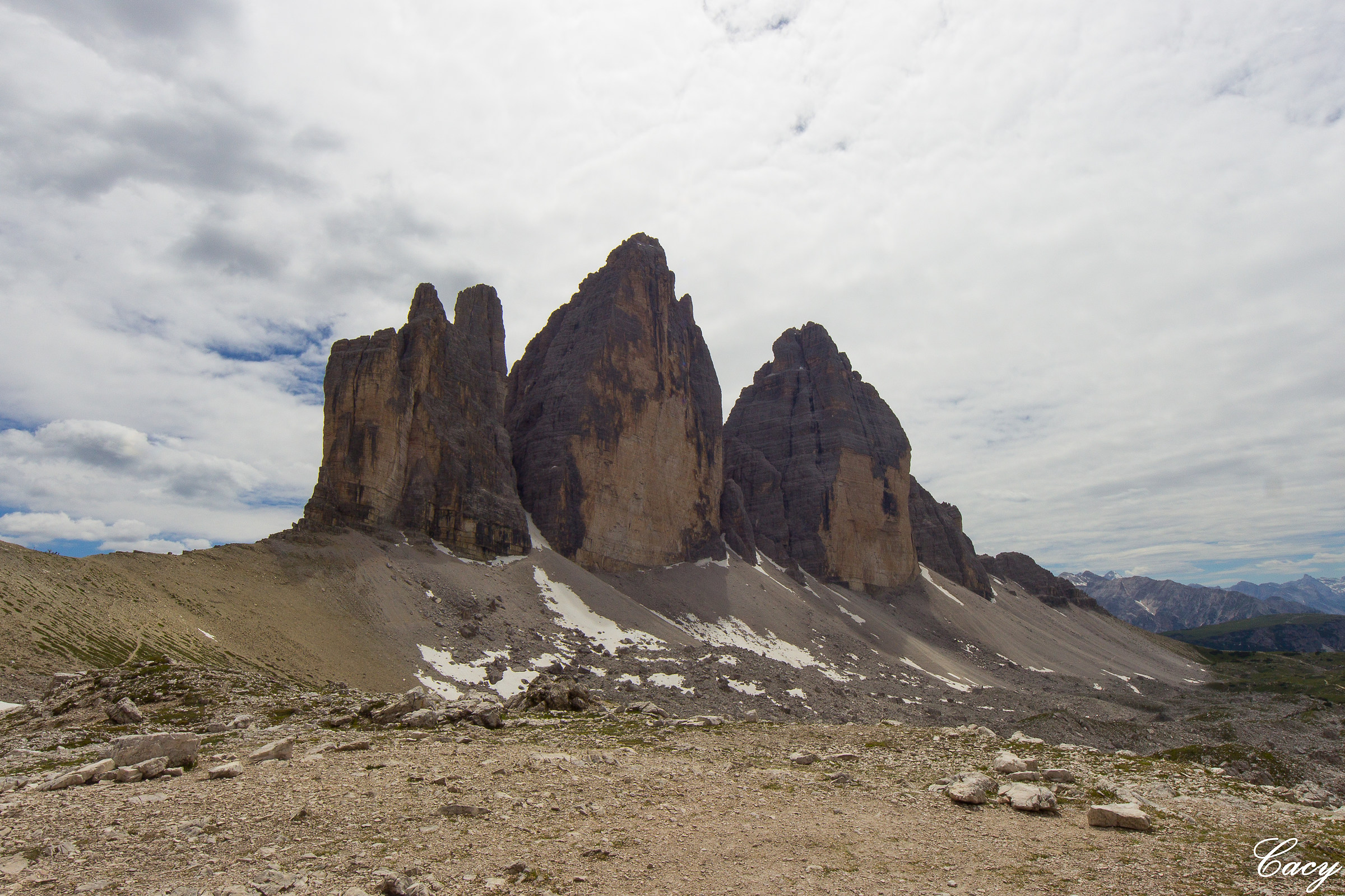 Three peaks of Lavaredo