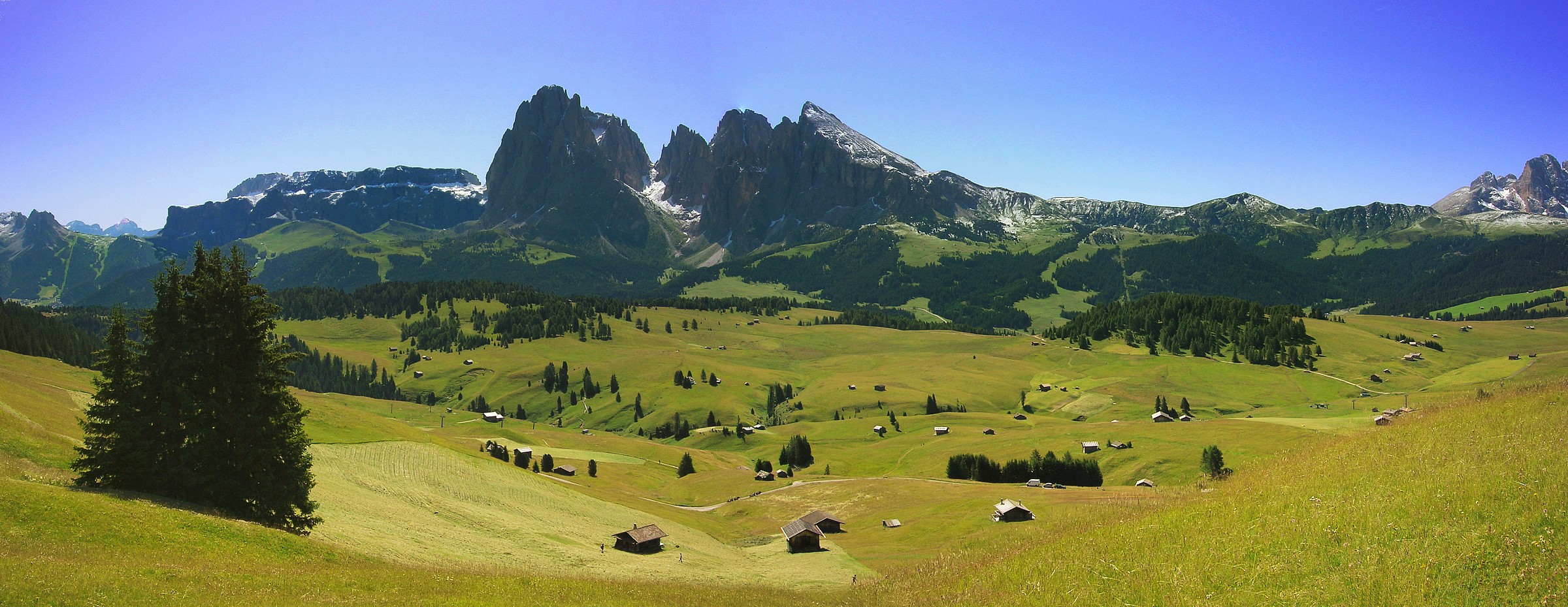 Seiser Alm, Sasso Lungo and Sasso Piatto