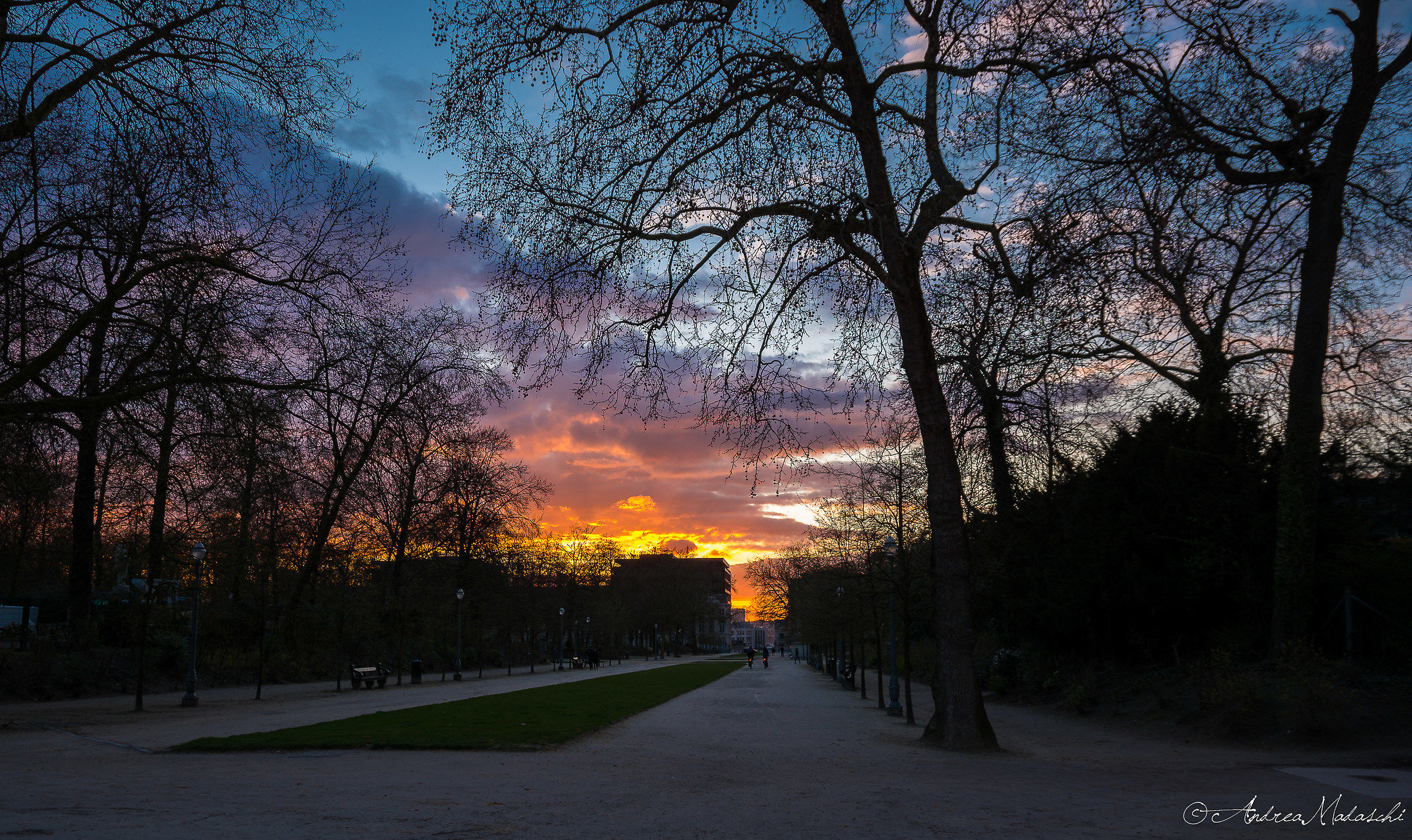 Crepuscolo nella capitale europea