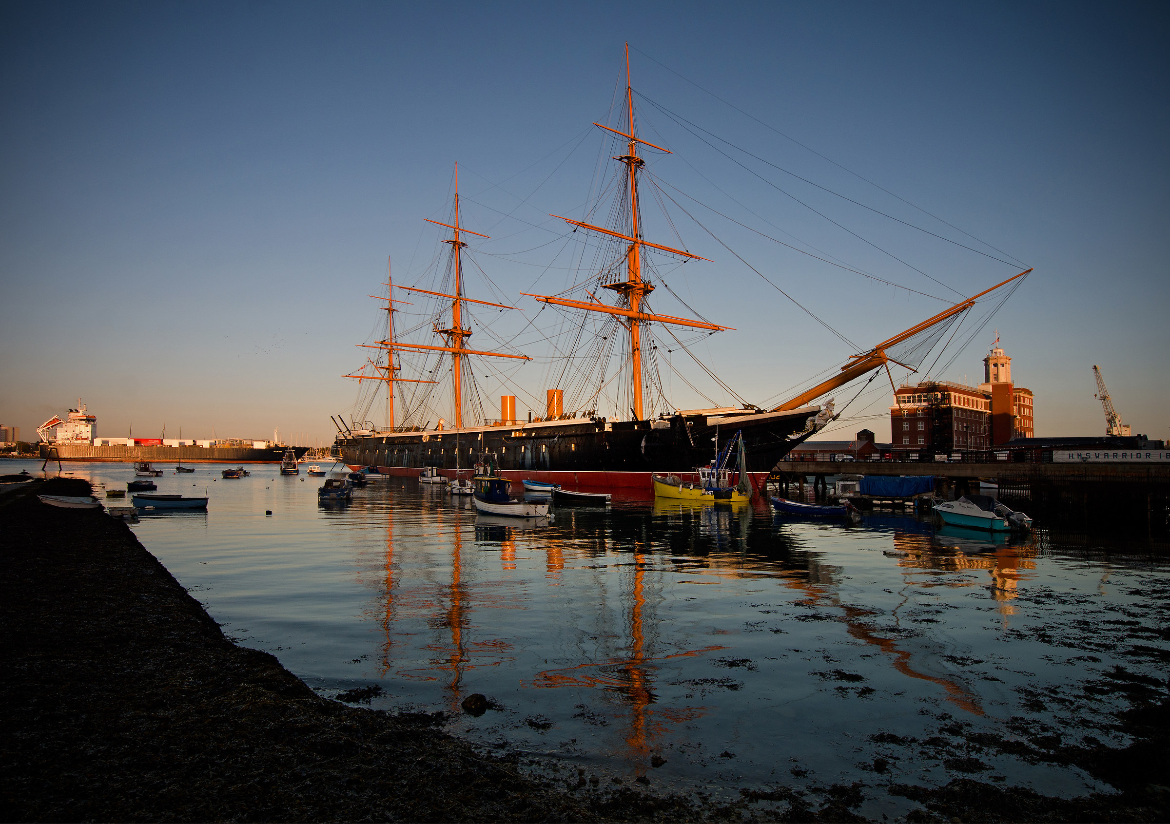 HMS Warrior, Alba