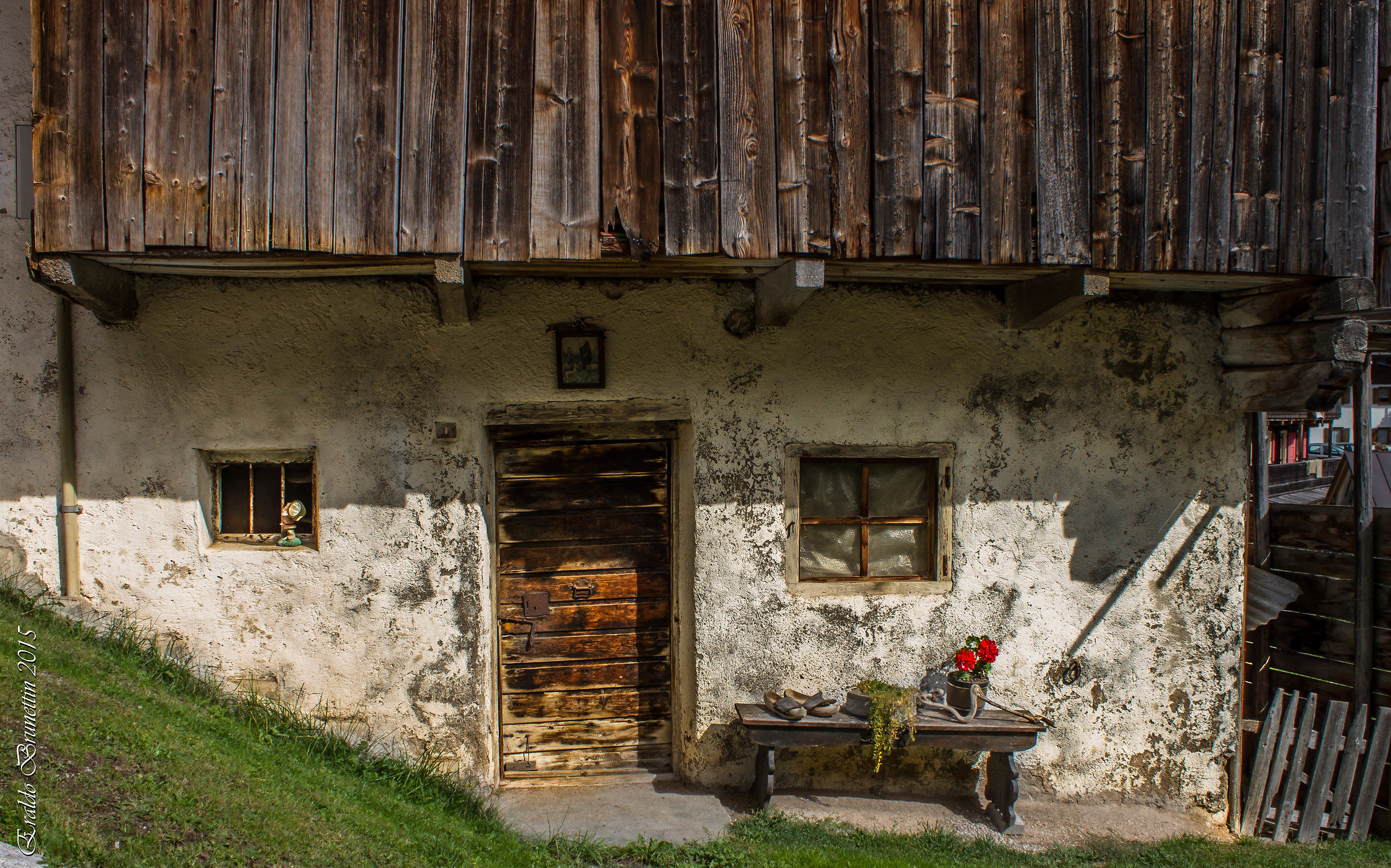 As an old postcard. Sappada (bl)