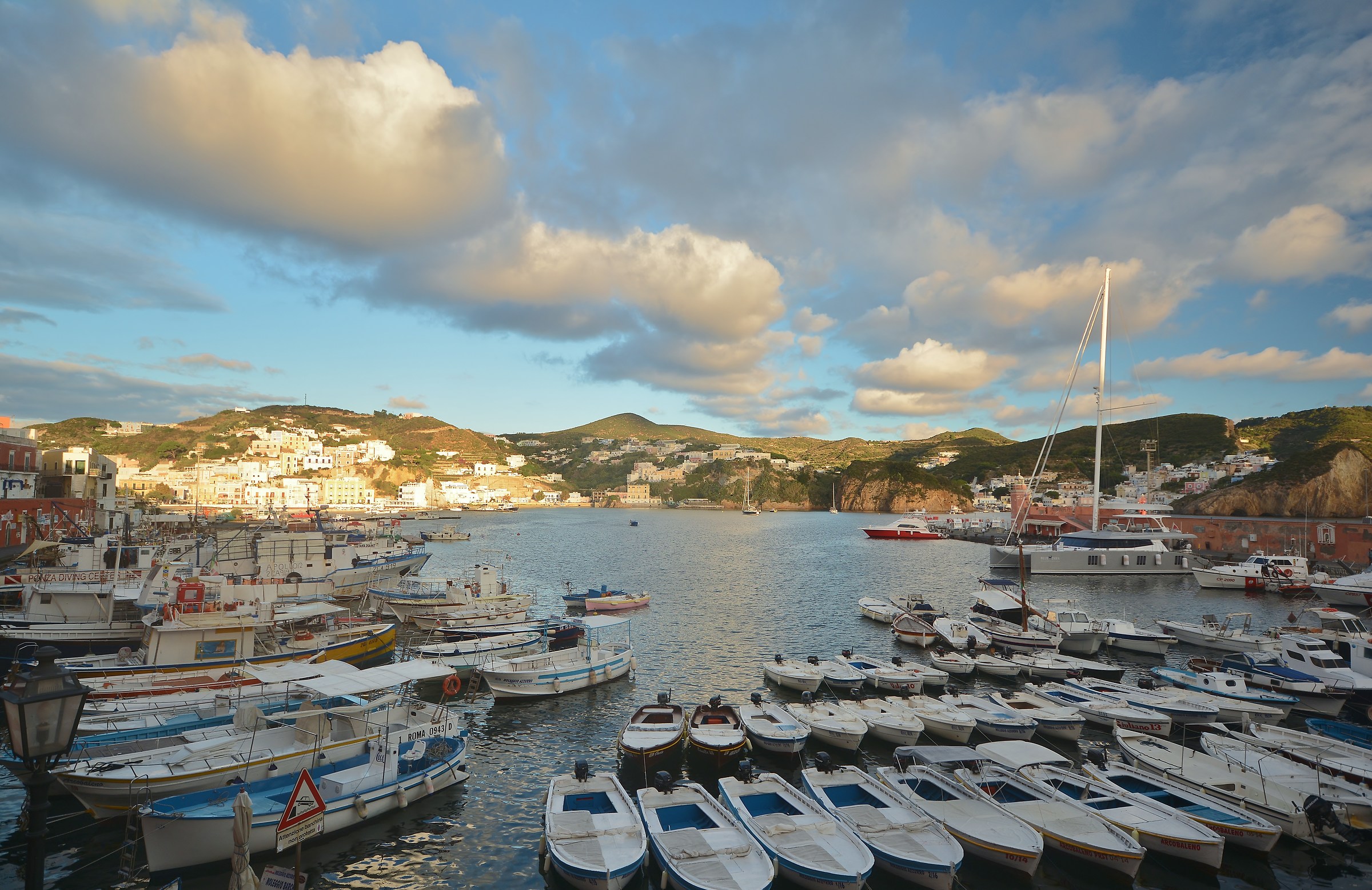 Port of the island of Ponza