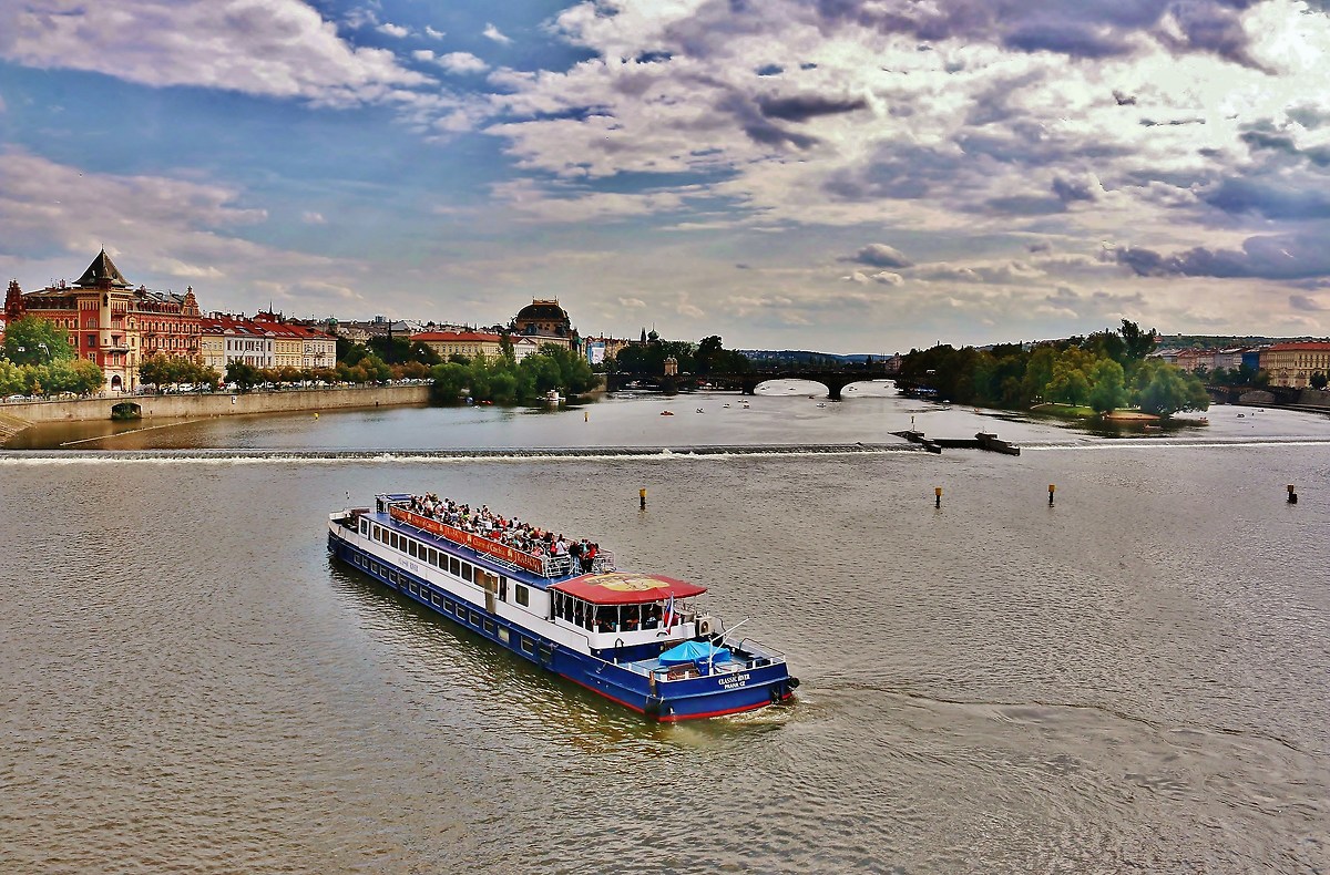 Vista sulla moldava - Praga -