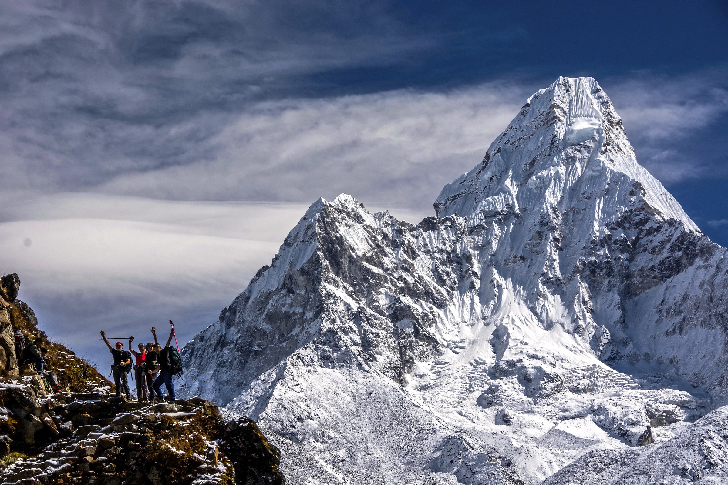 La signora Ama Dablam Nepal