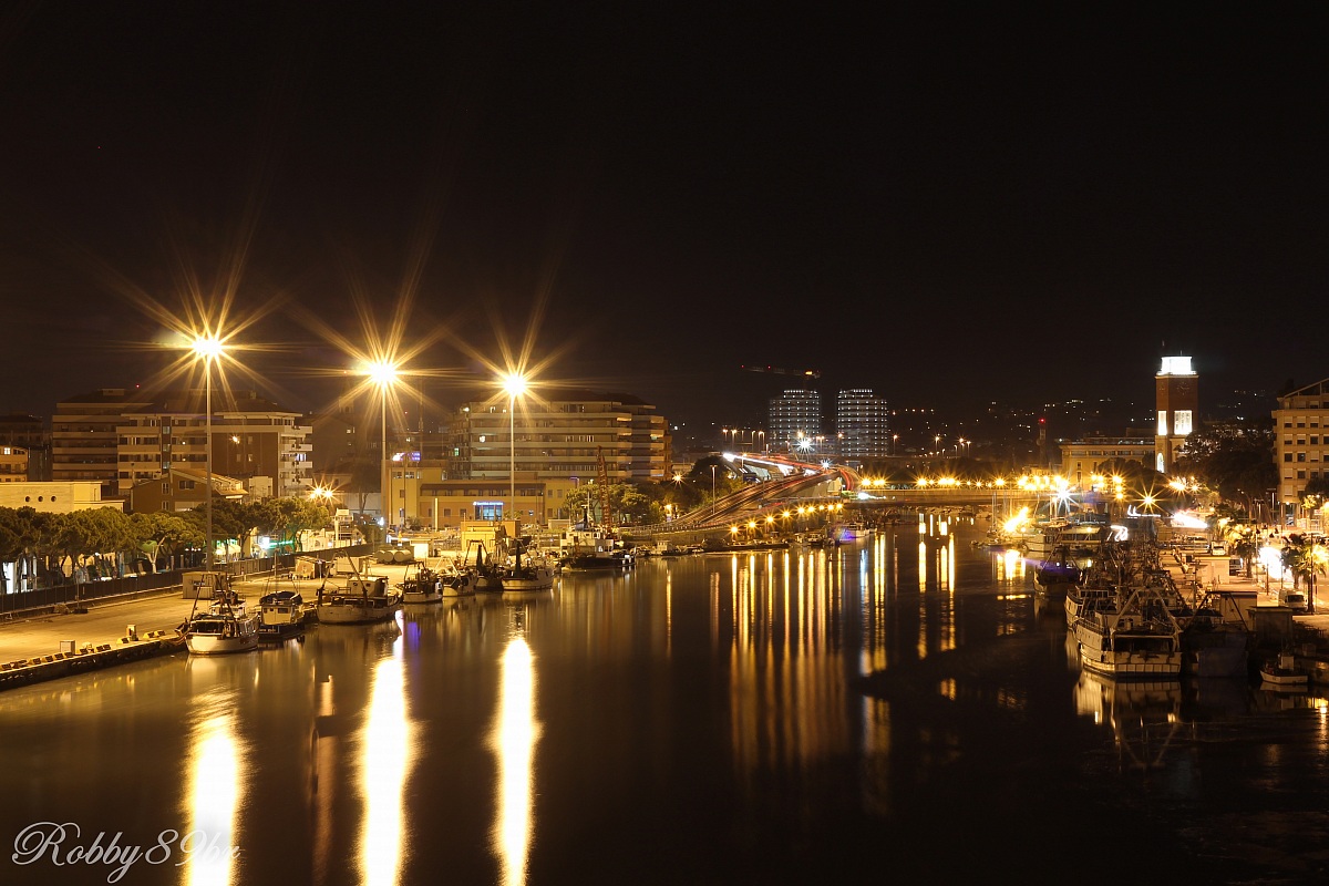 Panoramica di Pescara dal Ponte del Mare