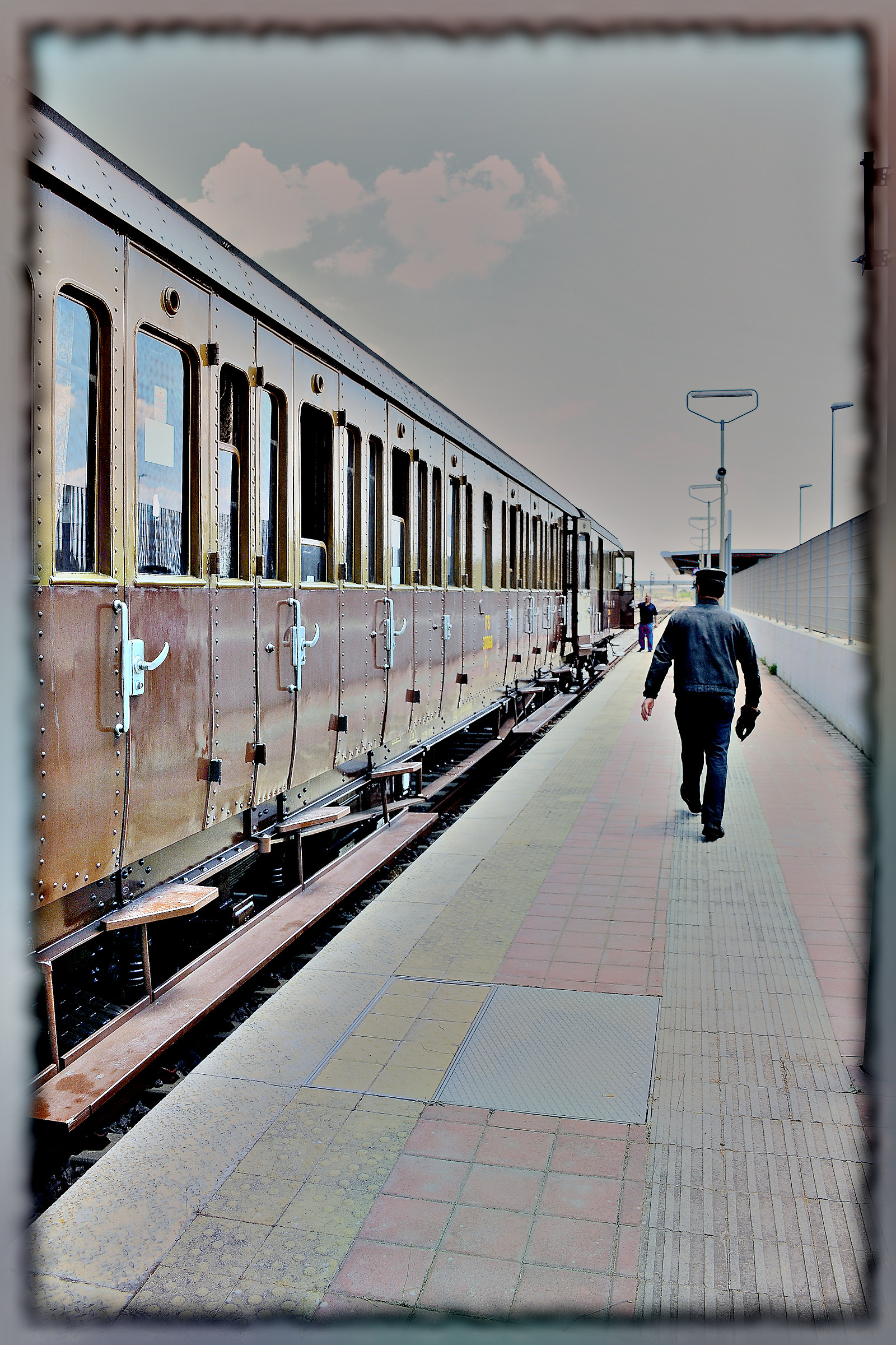 arriva il treno a vapore