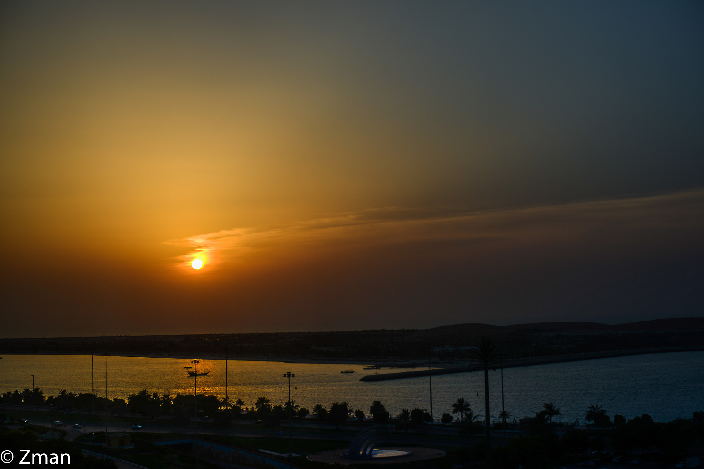 Sunset from our window